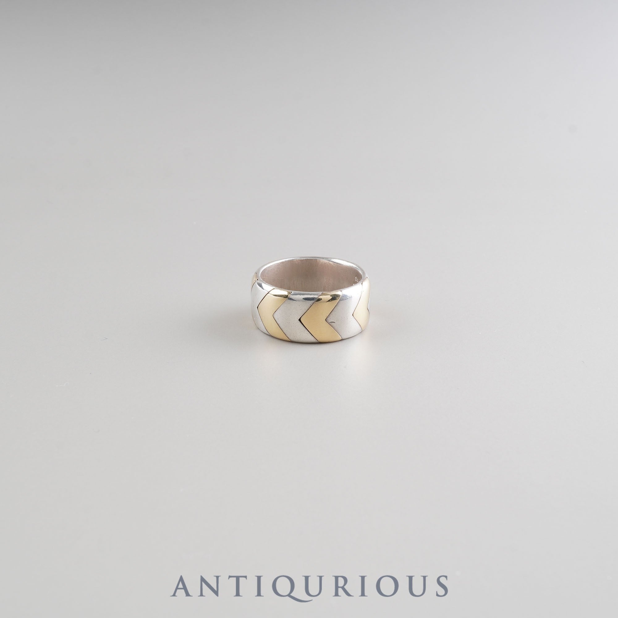 ティファニー リング ヘリンボーン コンビ