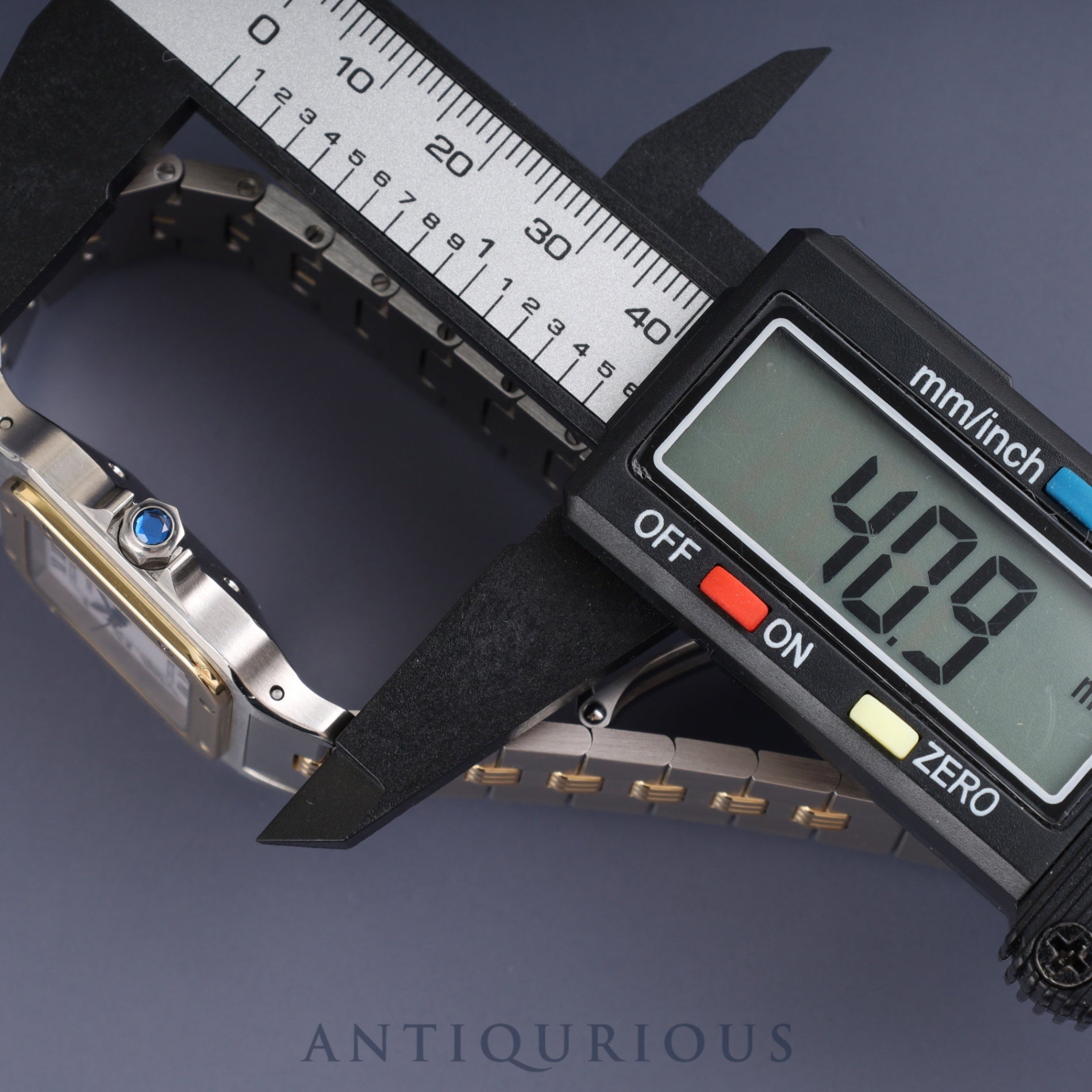 カルティエ サントス ガルベ LM AC23,80gr OR 0,750 4,05gr / 2961 自動巻き SS/YG SS/YG ホワイトローマン文字盤 カルティエブティックにてコンプリートサービス済み