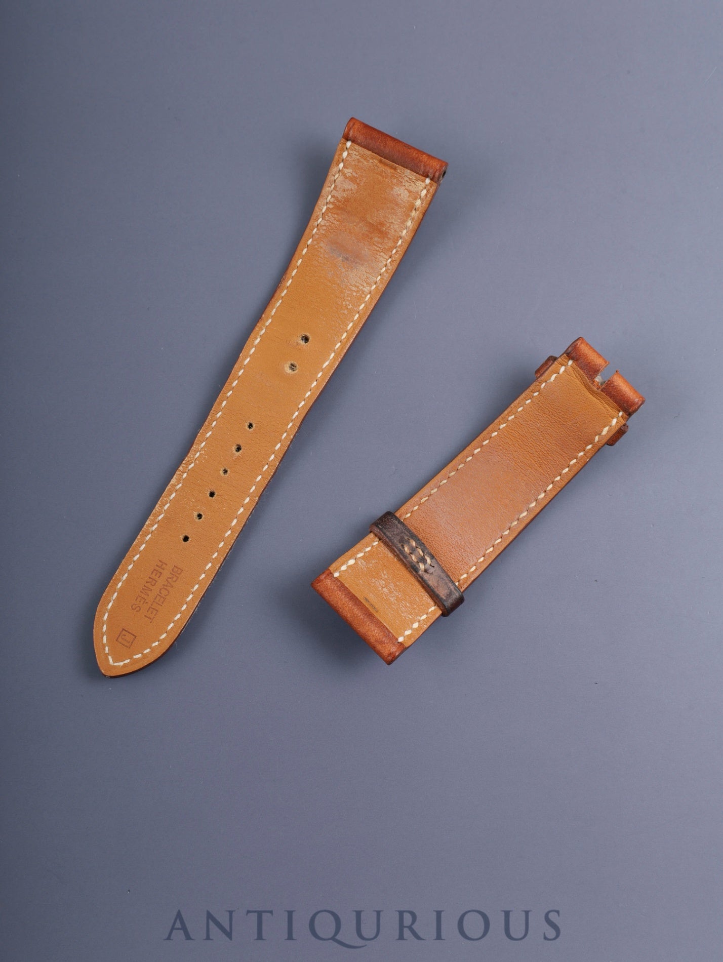 Hermes Cape Cod CC1.810 Quartz Cal.164111 Stainless Steel Leather Strap Original Buckle (Stainless Steel) Silver Arabic Dial Overhauled