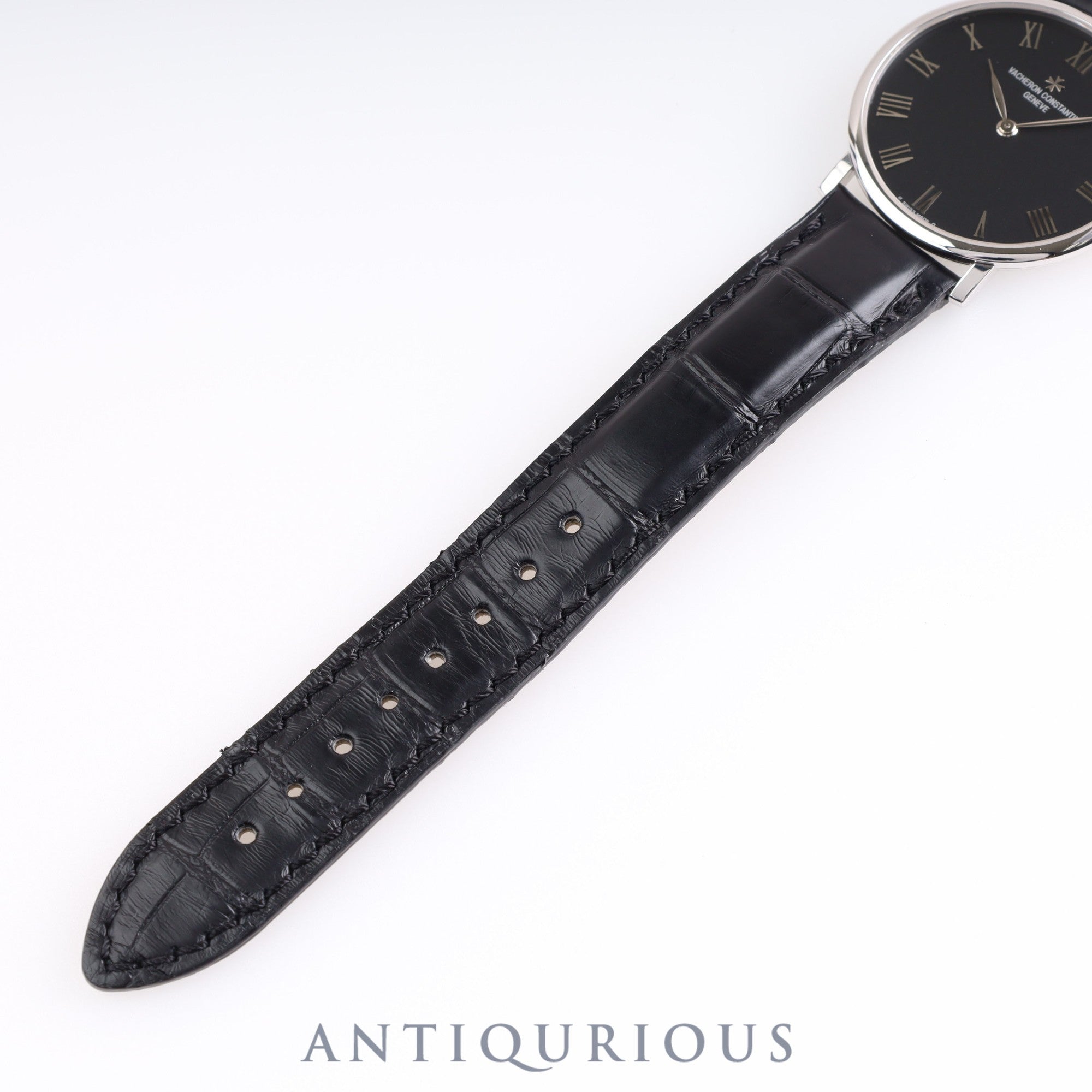 ヴァシュロン・コンスタンタン エッセンシャルフラット 31160/000G-8996 手巻き Cal.1132 WG 革 黒文字盤 33.0mm ※2023/6/12 コンプリートサービス済み