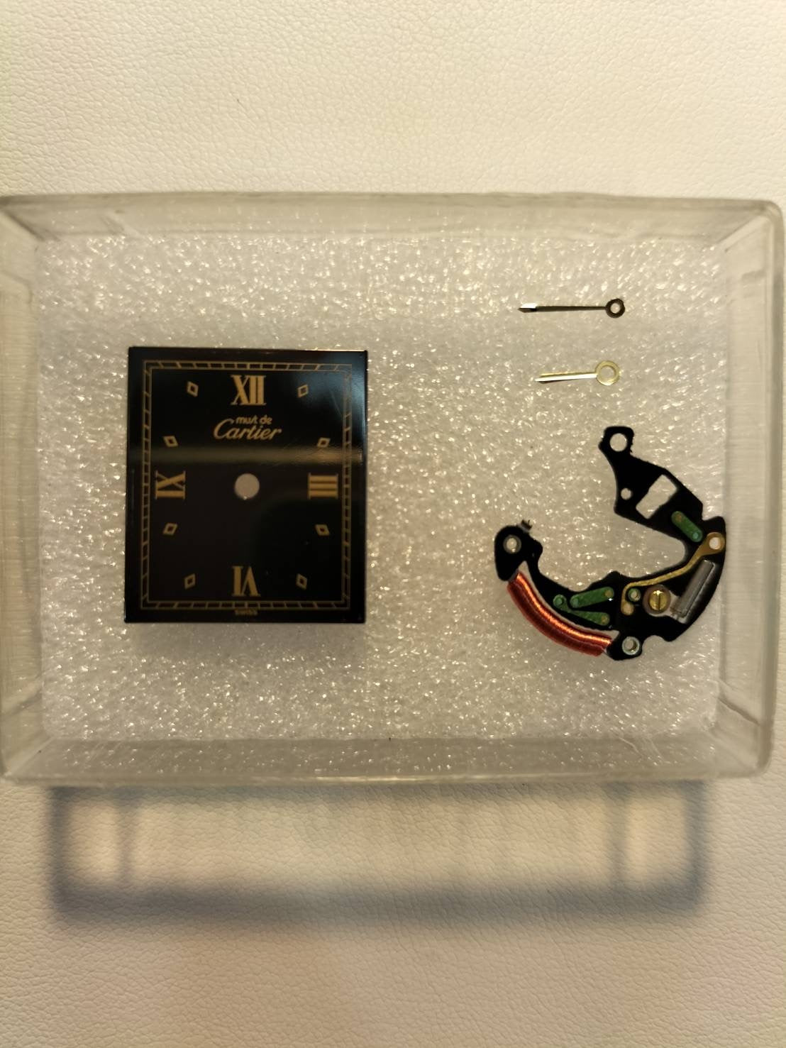 カルティエ マストタンク LM 590005 クォーツ Cal.90 SV925 革 純正尾錠(GP) ブラック飛びローマン文字盤 オーバーホール済み