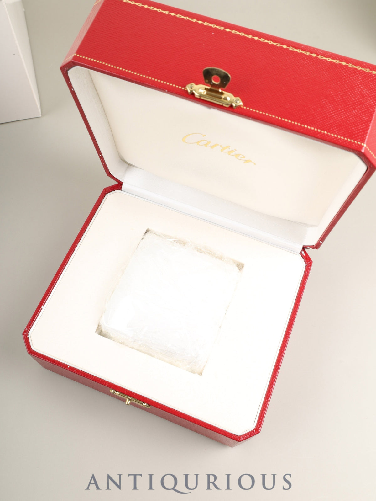 カルティエ タンクソロ SM W1019455/2716 クォーツ Cal.157 SS 革 純正Dバックル(SS)オレンジ文字盤(SWISS MADE表記 / 2006年限定) 箱 冊子 保証書(2006年) オーバーホール済み