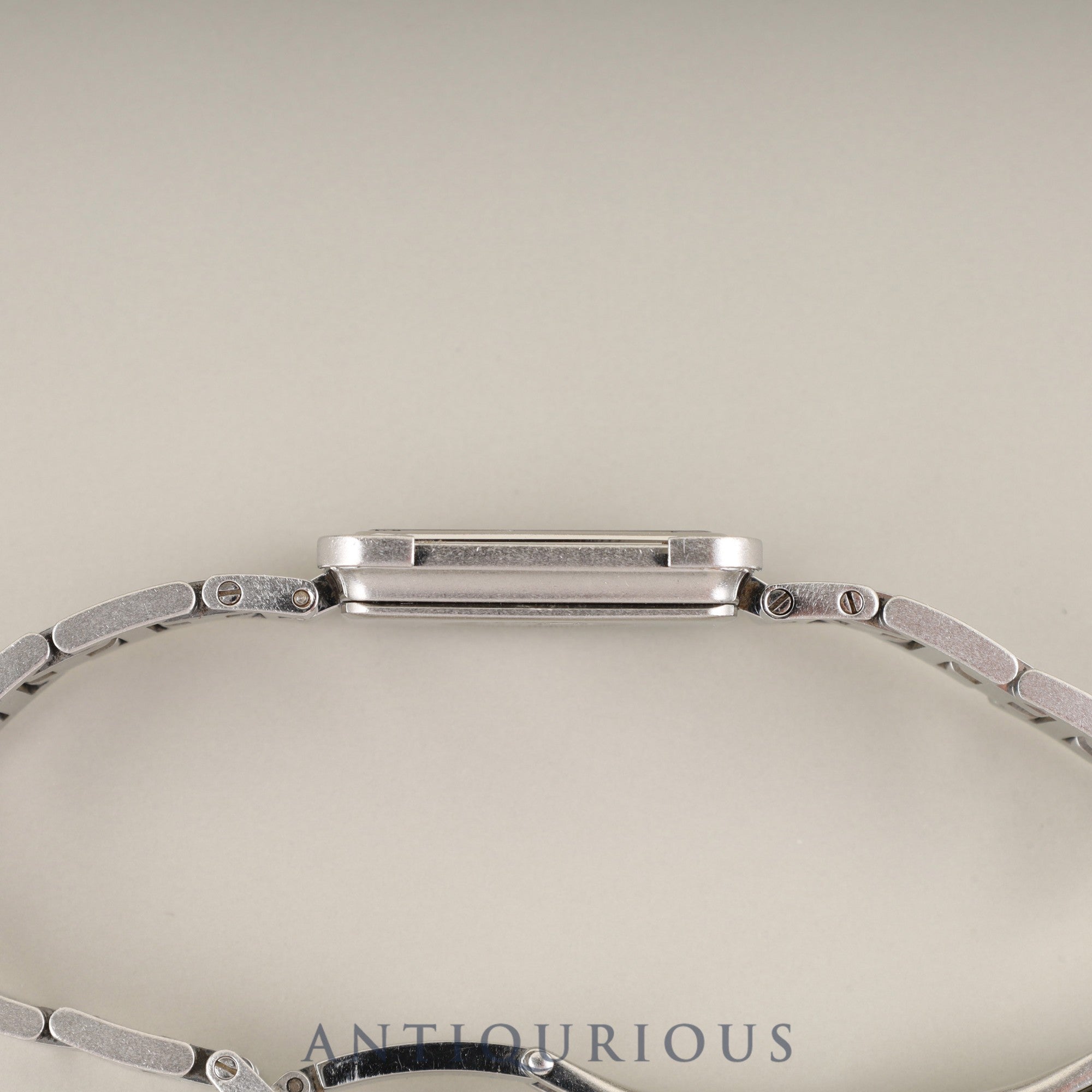 Hermès Cloajour CR2.210 Quartz Cal.976.001 Stainless Steel White Shell Dial Overhauled