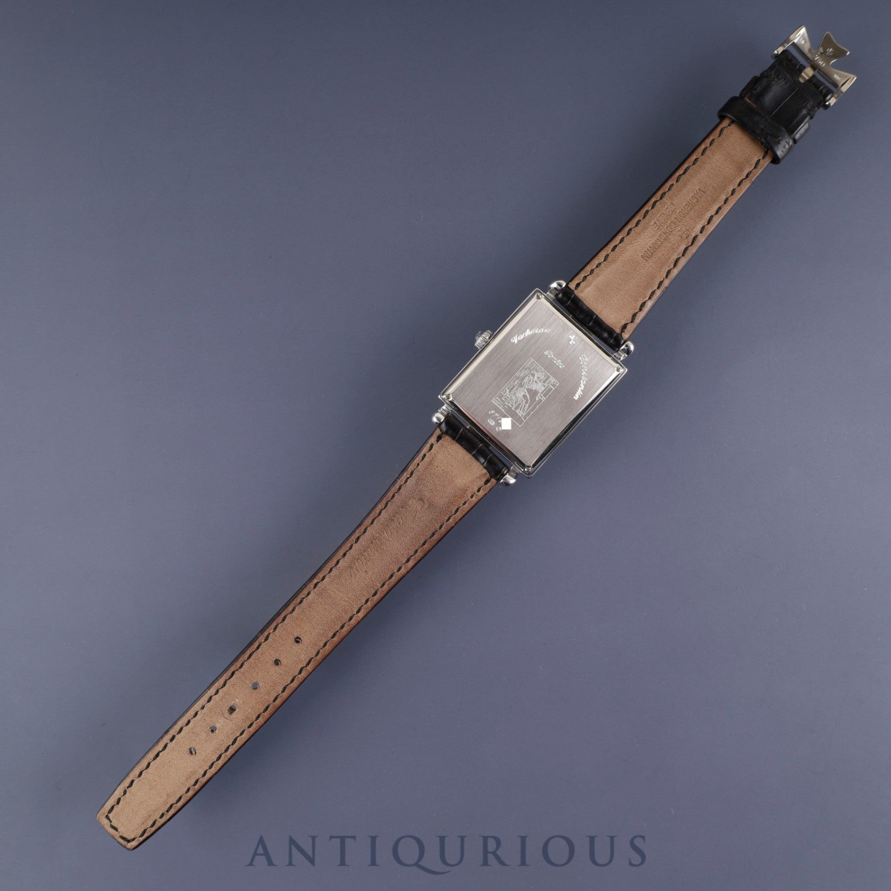 ヴァシュロン・コンスタンタン キャビノチェ 91001/000G-7 手巻き Cal.1017 750 純正革ベルト 純正尾錠(750) ホワイト文字盤 箱 ケース 冊子 保証書(1996年) オーバーホール済み