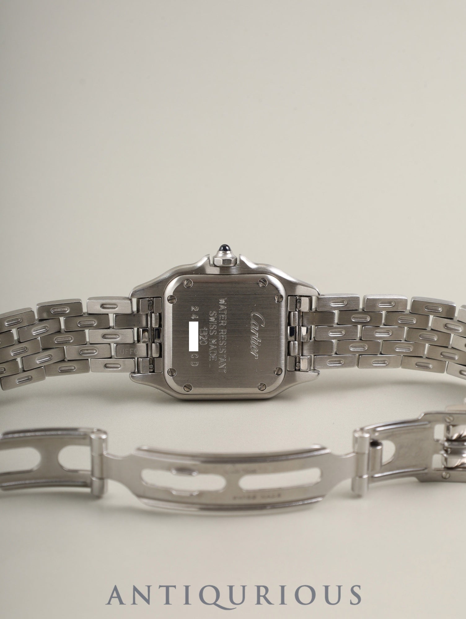 カルティエ パンテール SM W25033P5 / 1320 クォーツ SS SS ホワイトローマン文字盤 箱 冊子 保証書(2000年)オーバーホール済み