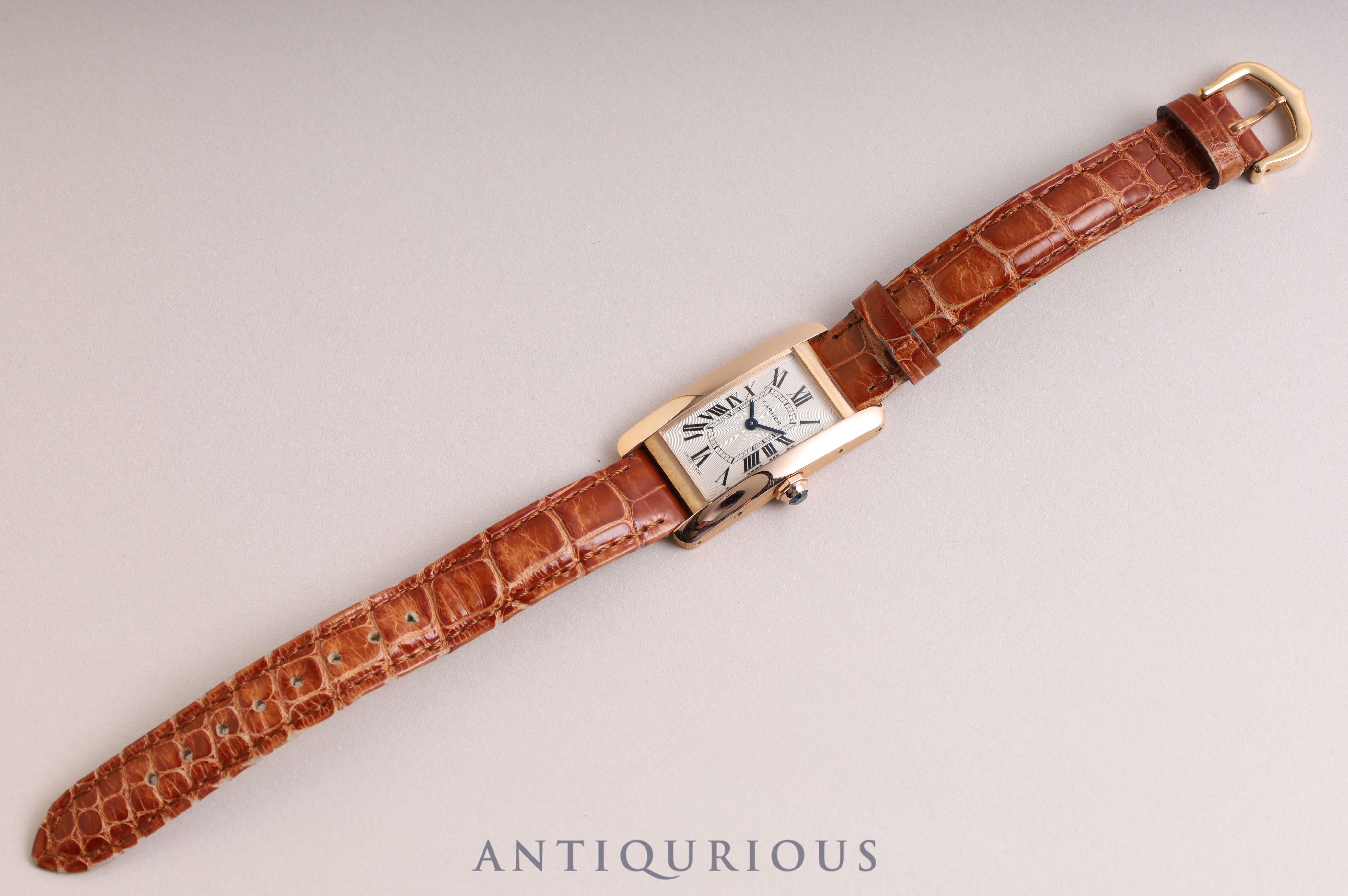 Cartier Tank Americaine SM QZ W2607456 with box and warranty