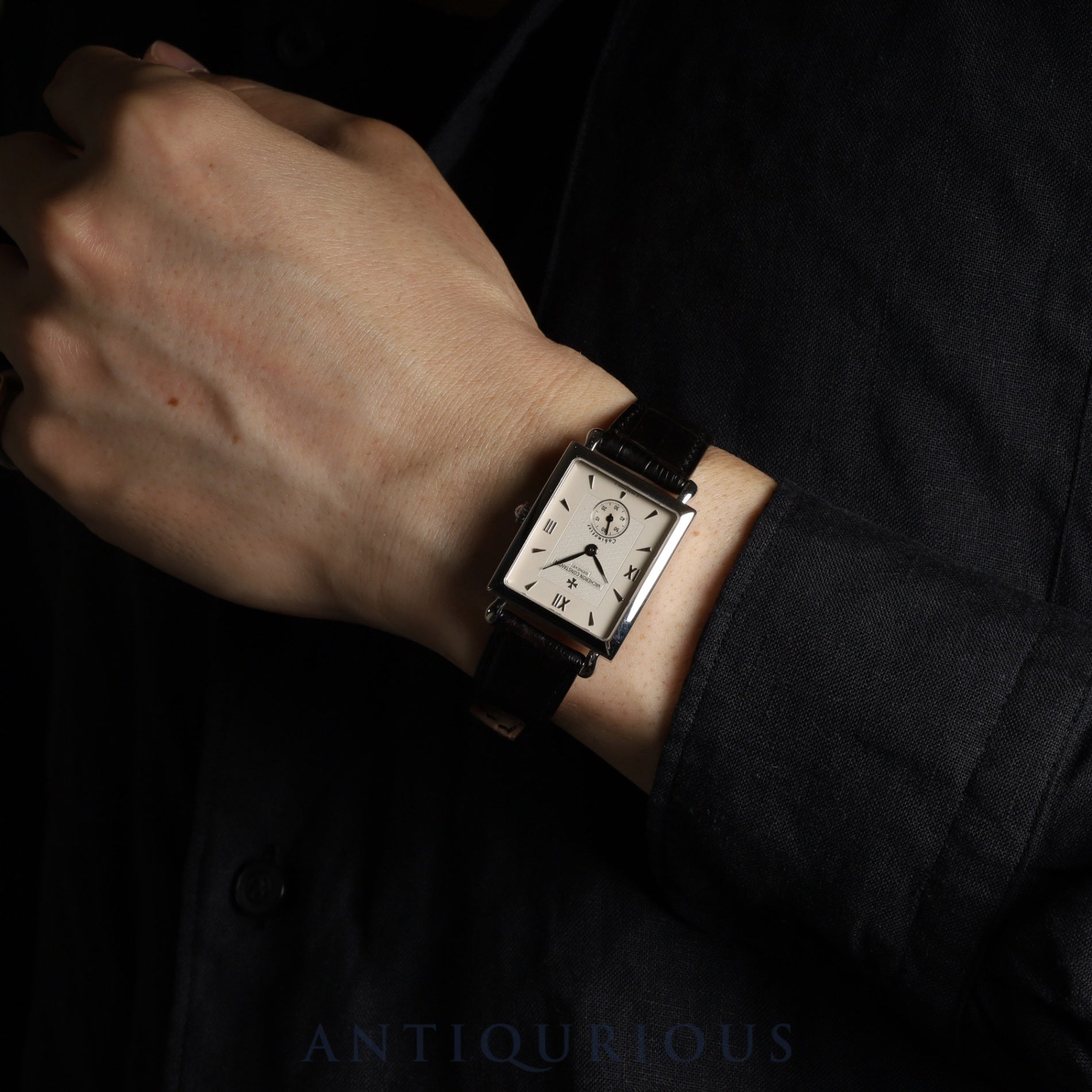 ヴァシュロン・コンスタンタン キャビノチェ 91001/000G-7 手巻き Cal.1017 750 純正革ベルト 純正尾錠(750) ホワイト文字盤 箱 ケース 冊子 保証書(1996年) オーバーホール済み