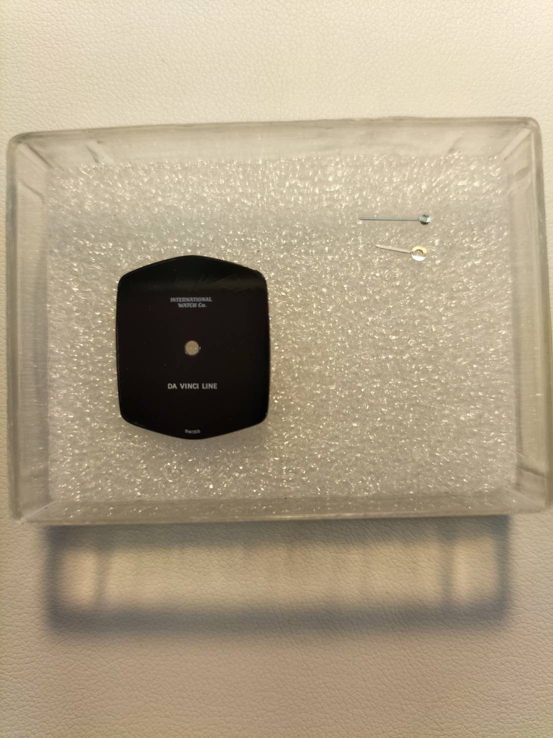 アイダブリュシー ダヴィンチライン 手巻き Cal.- SS 革 純正尾錠(SS)ブラック文字盤 オーバーホール済み