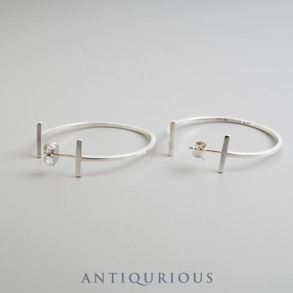 ティファニー ピアス Tワイヤー フープ ラージ