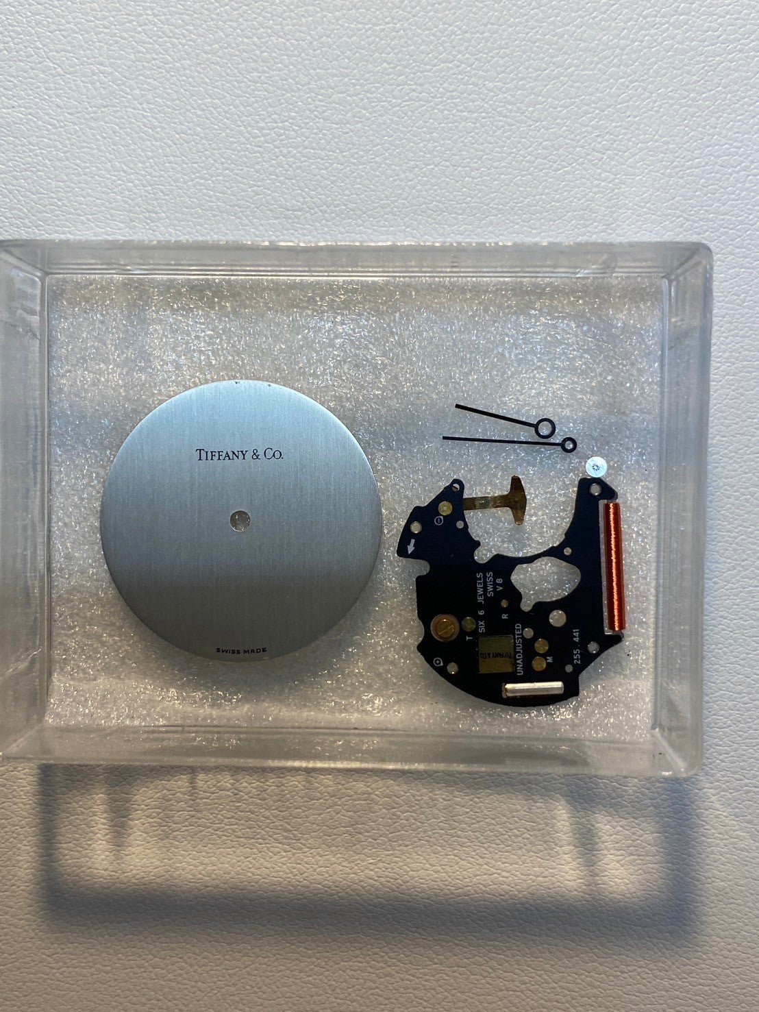 ティファニー アトラス SV CASE W152S クォーツ SV925 革 純正尾錠(SS) シルバー文字盤 オーバーホール済み