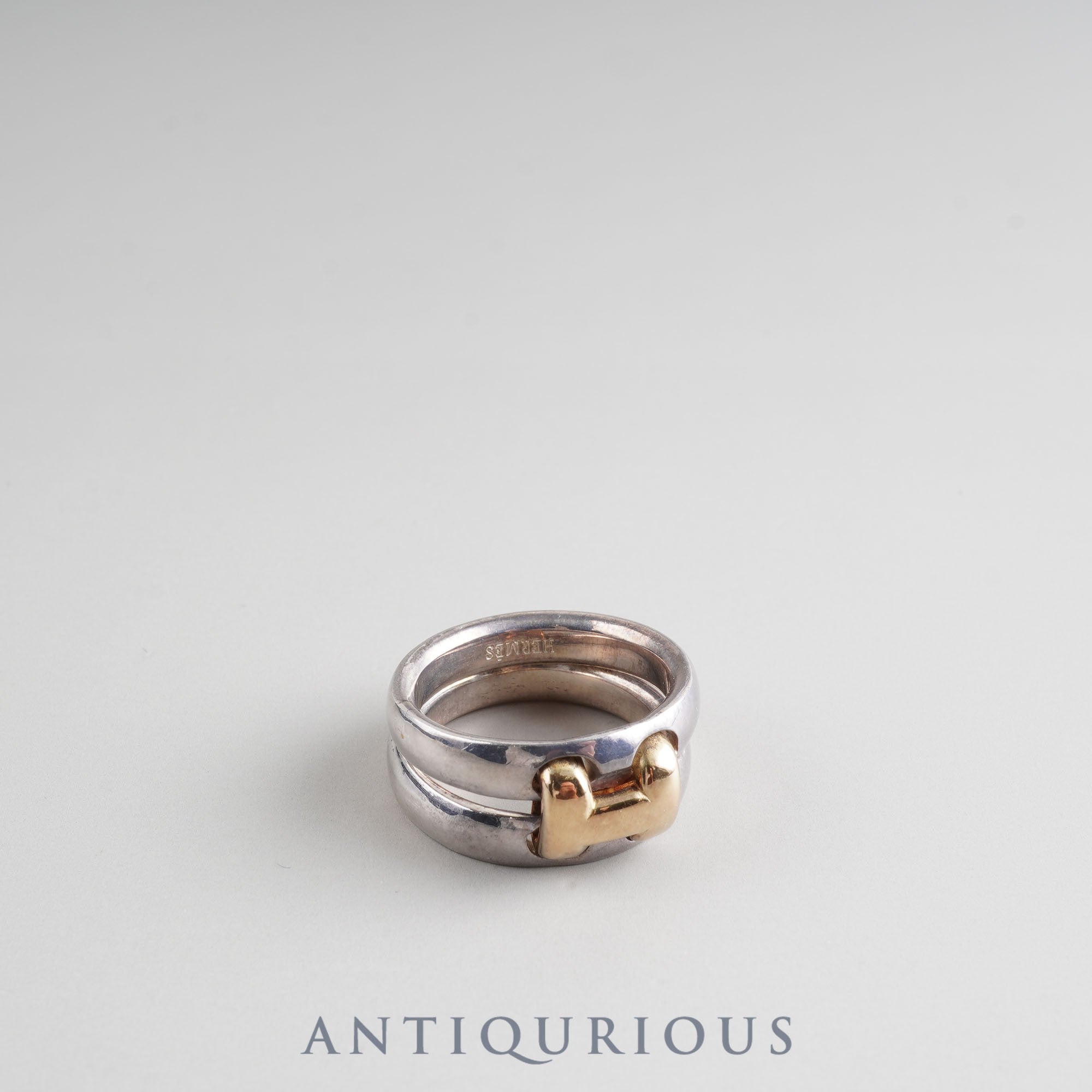 Hermes Ring Olympe SV925/750 size 9.5