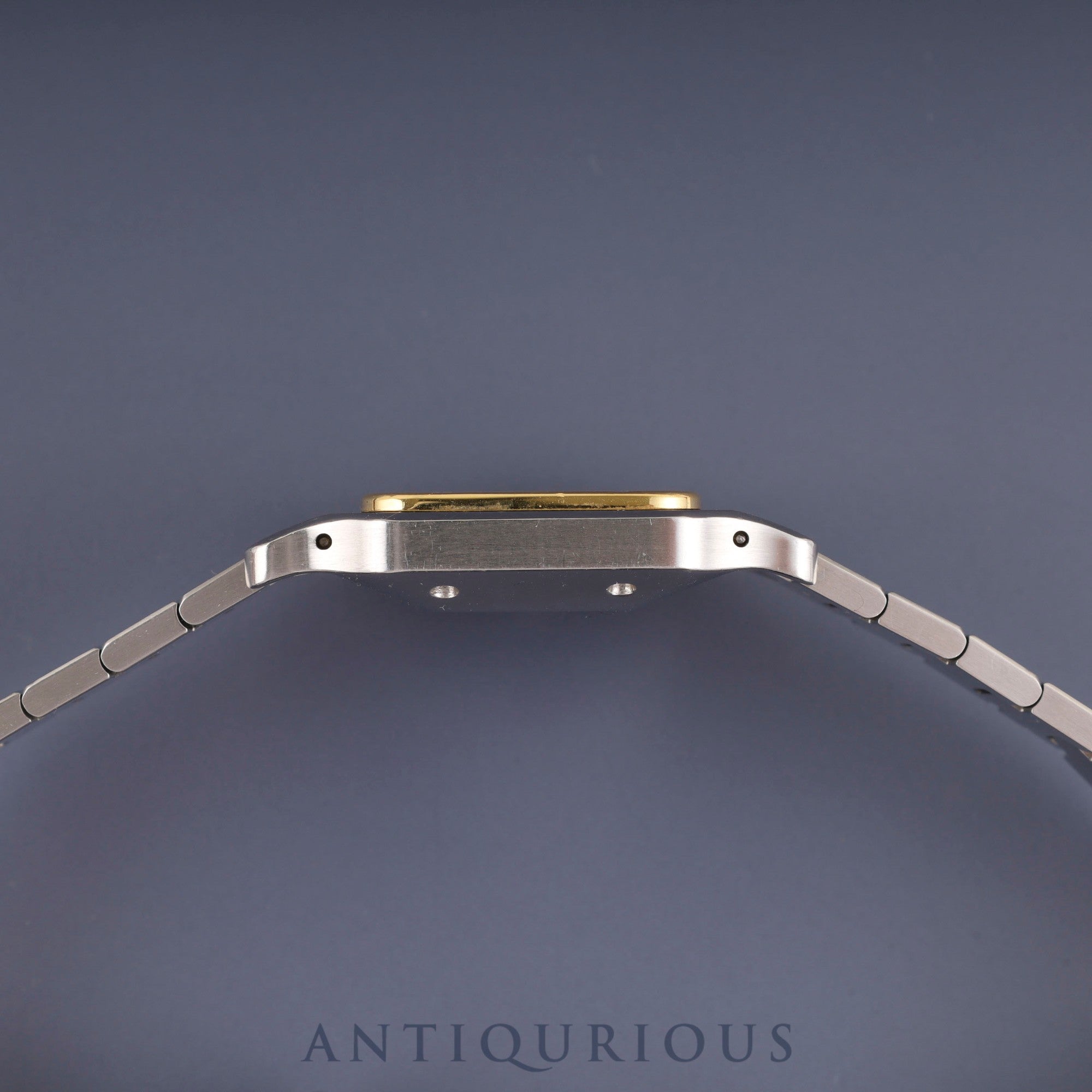 カルティエ サントス ガルベ LM AC 23.80 gr OR 0.750 4.05 gr /2961 自動巻き Cal.2671 SS/YG SS/YG ホワイトローマン文字盤 箱 冊子 保証書 カルティエ修理明細(2002年) オーバーホール済み