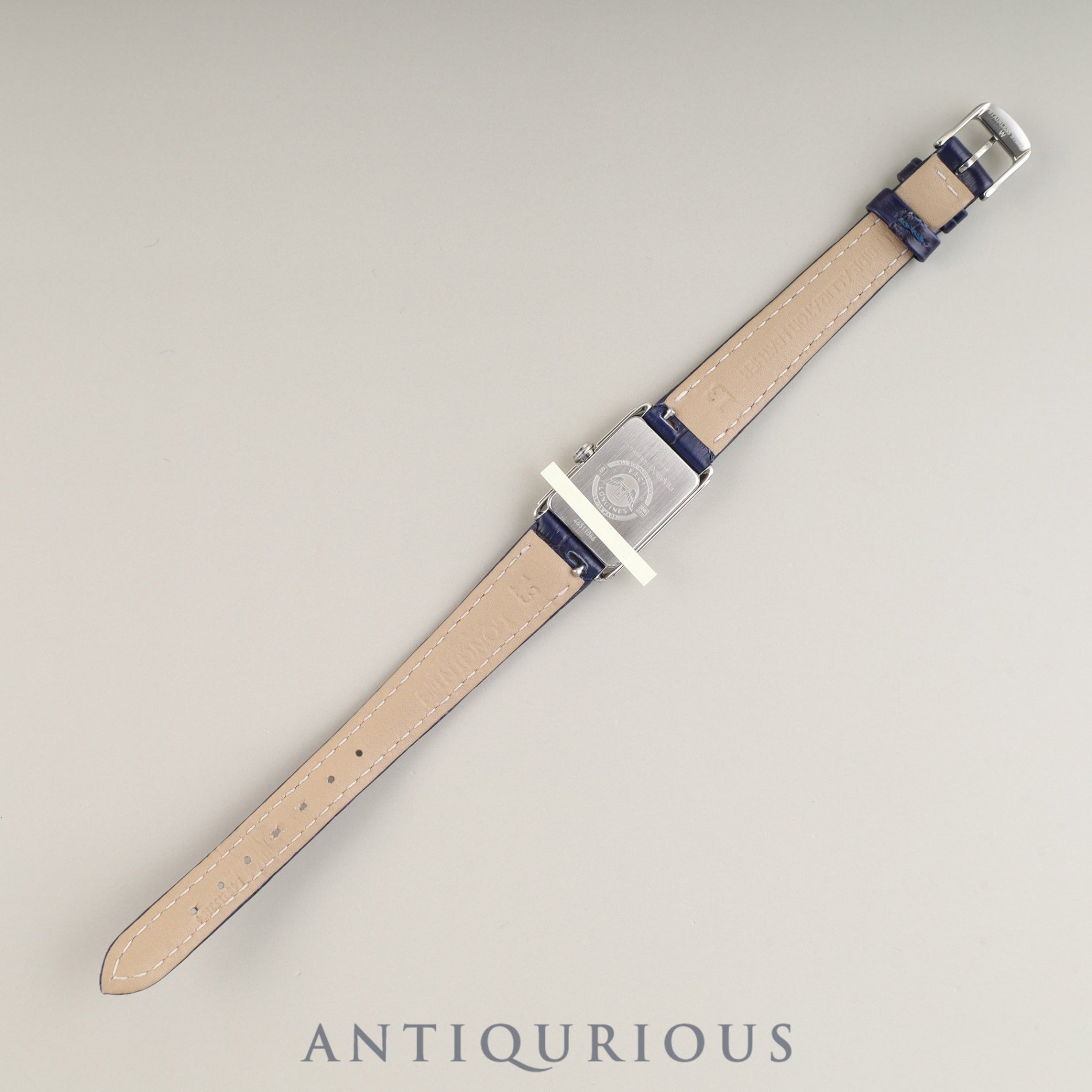 ロンジン ドルチェヴィータ L5.258.4 クォーツ Cal.L963.2 SS 純正革ベルト 純正尾錠(SS)シルバー文字盤 箱(汚れあり)国際保証書(2017年)説明書 純正革ベルト×2本 オーバーホール済み