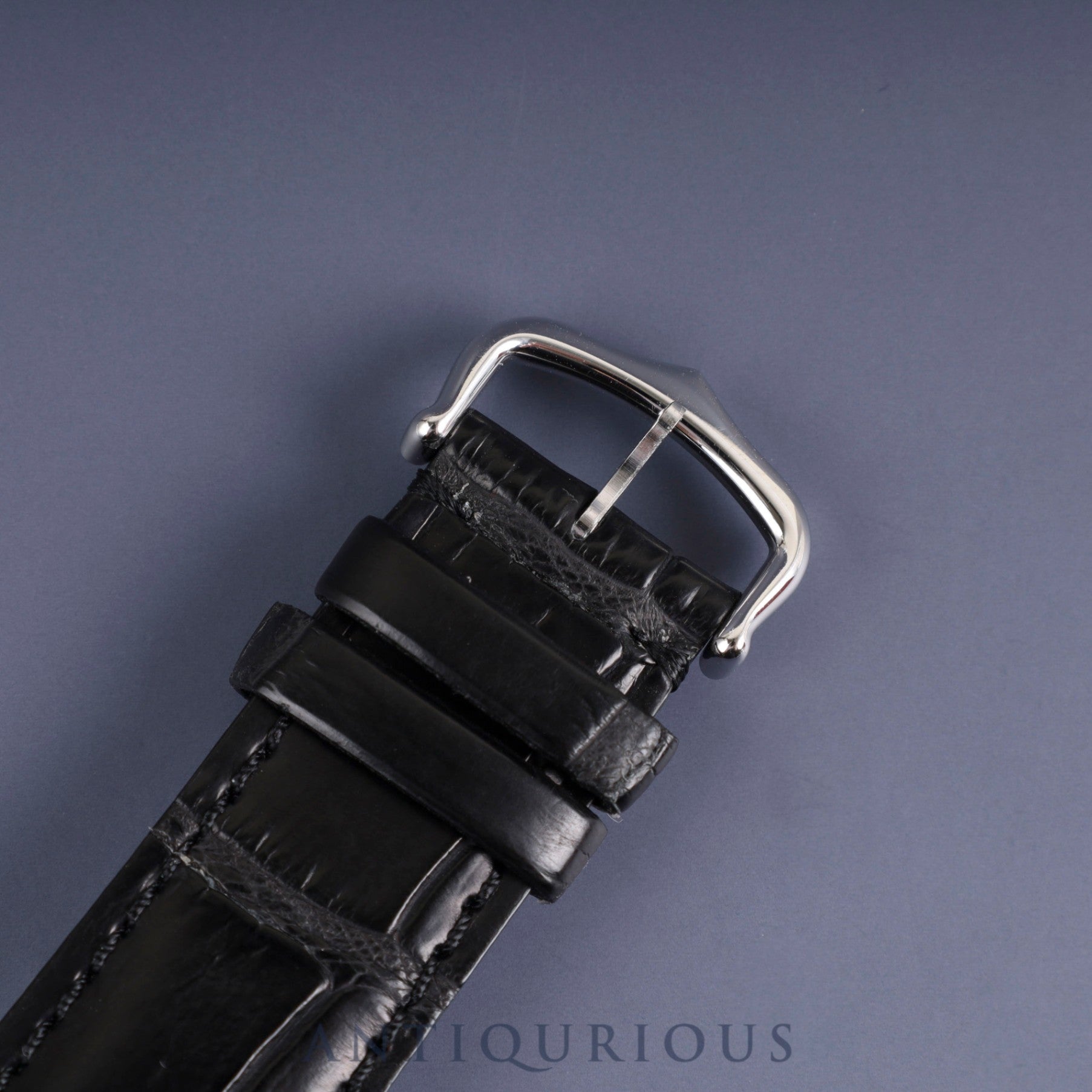 Cartier Tank Basculante LM W10X1358 / 2390 Manual winding SS Leather Genuine buckle (SS) Silver dial Box Complete service (full maintenance) completed at Cartier boutique