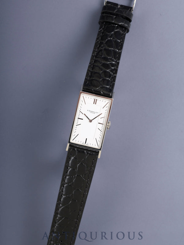 ダンヒル ウェイファー 8036 クォーツ Cal.ETA E03.001 SS 革 純正尾錠(SS) ホワイト文字盤 箱 説明書 保証書(無記載)純正ベルト オーバーホール済み