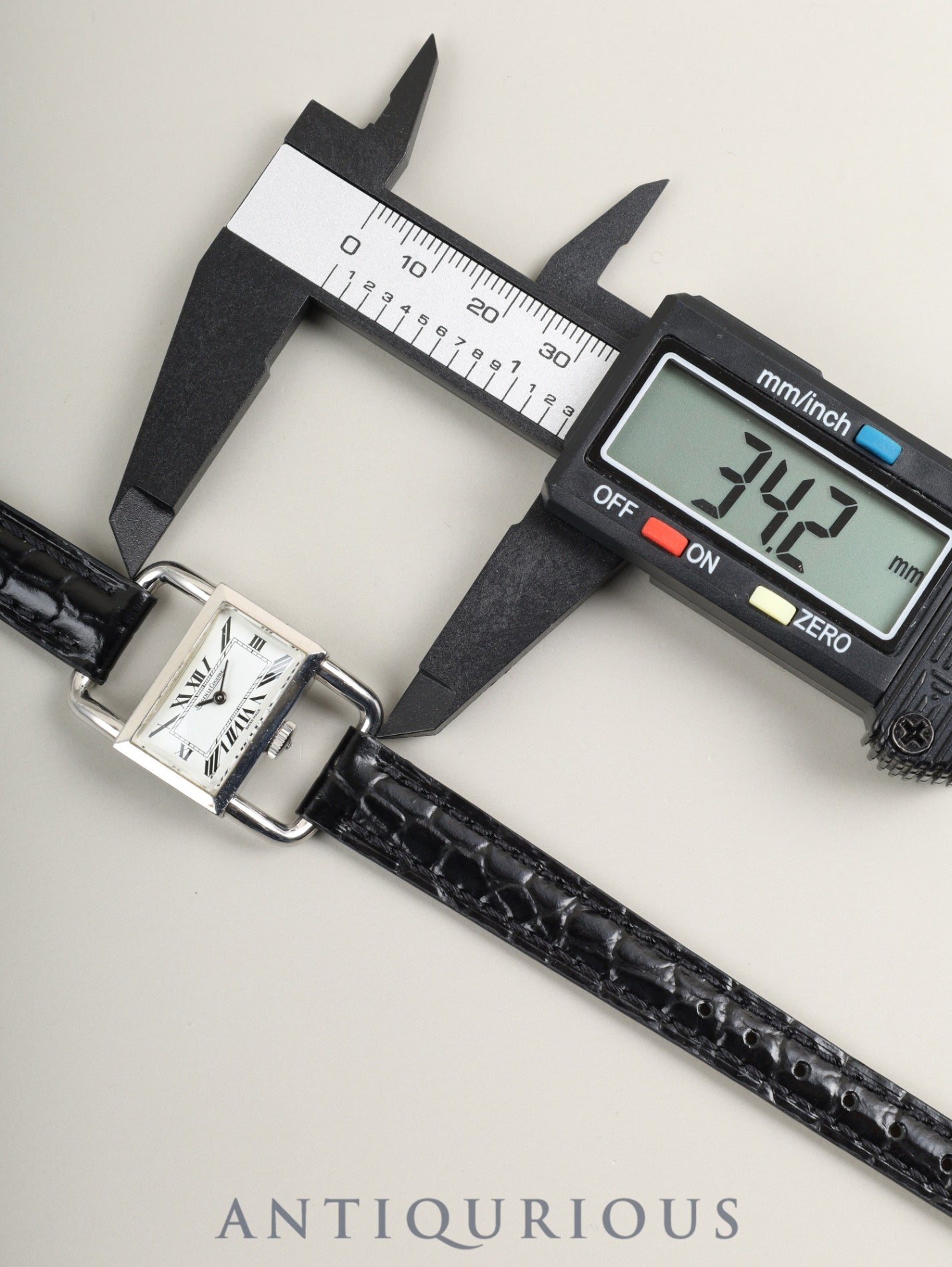 Jaeger-LeCoultre Driver's Watch Etrier 1671.42 Hand-wound SS Leather Original Pin Buckle (SS) White Dial Overhauled