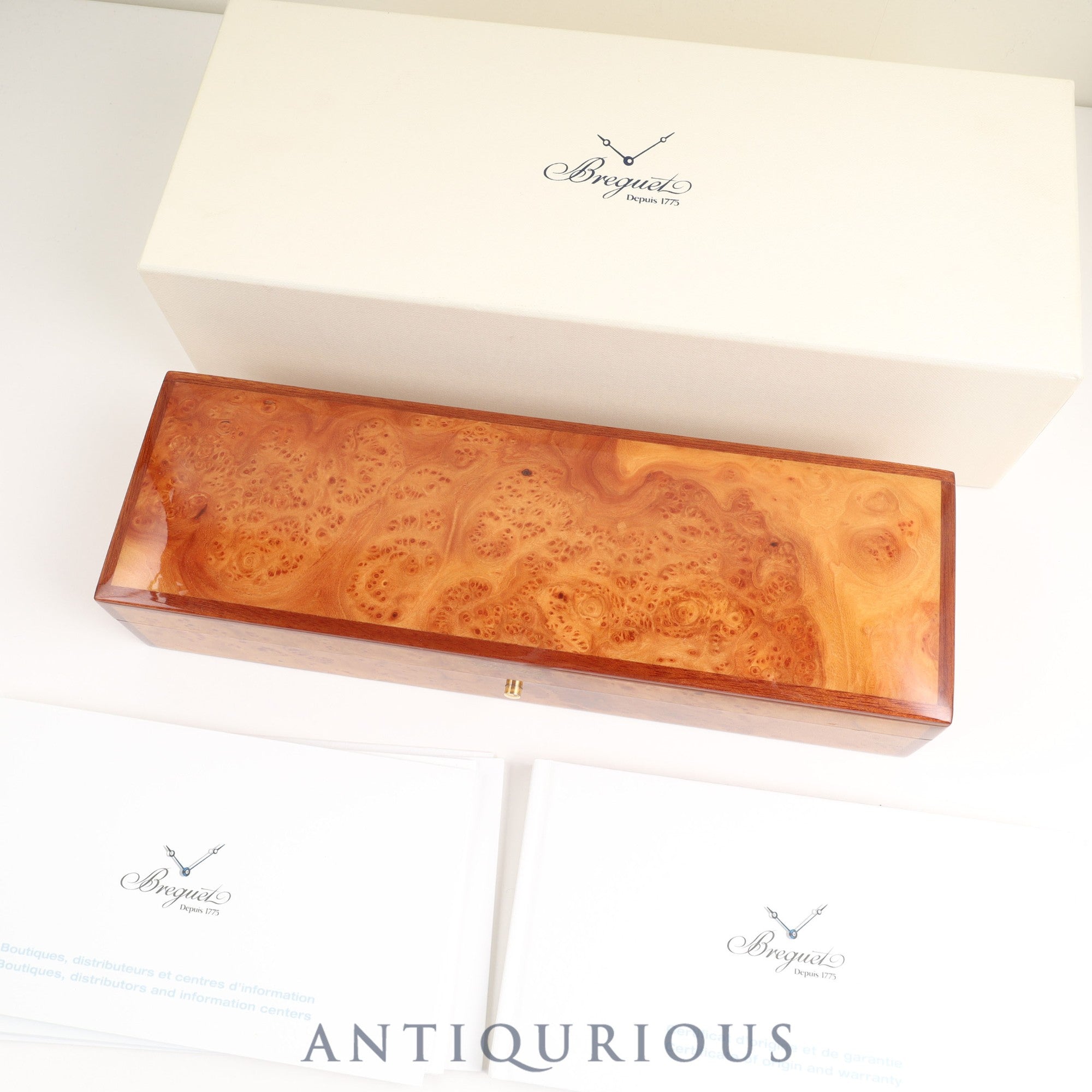 ブレゲ クラシック ツインバレル 5930BB /12/986 自動巻き Cal.517/1 750 革 純正尾錠(750)シルバーローマン文字盤 箱 冊子 保証書(2012年)オーバーホール済み