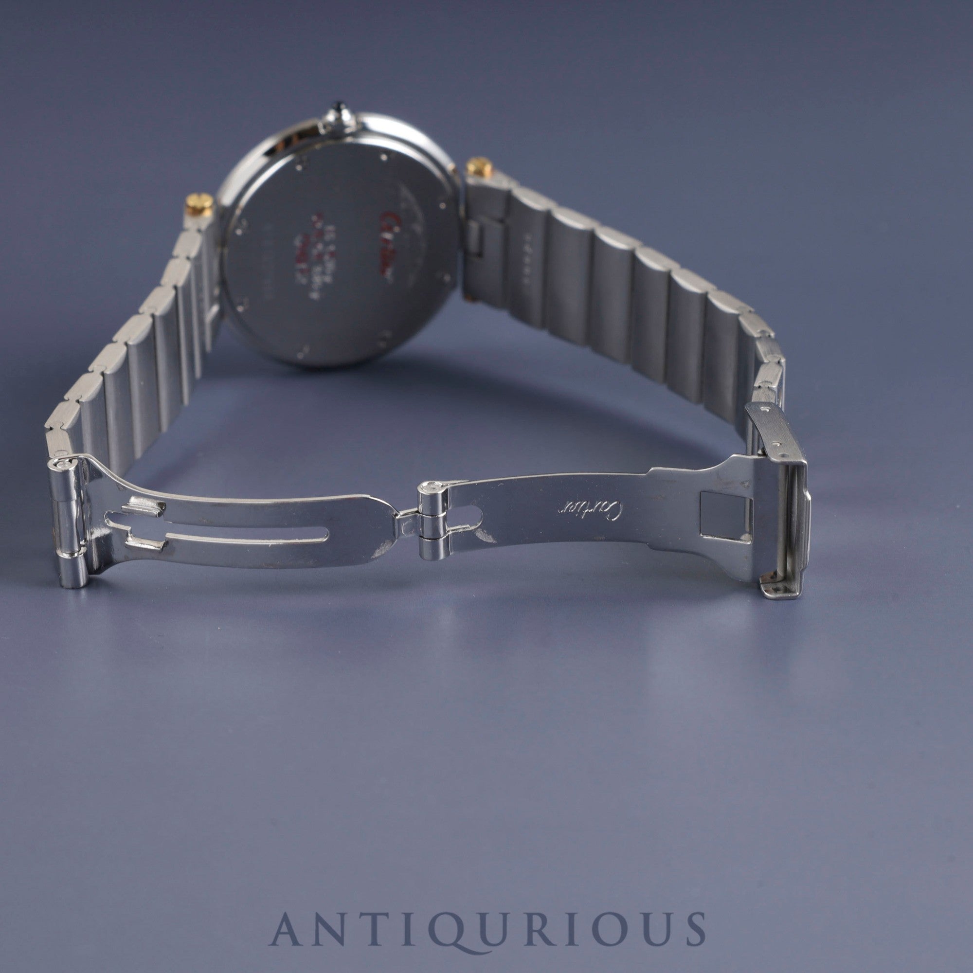 Cartier Santos Vendome LM 83041488 / 8191 Quartz SS/YG SS /YG Grey Ghost Dial Complete service completed at Cartier boutique