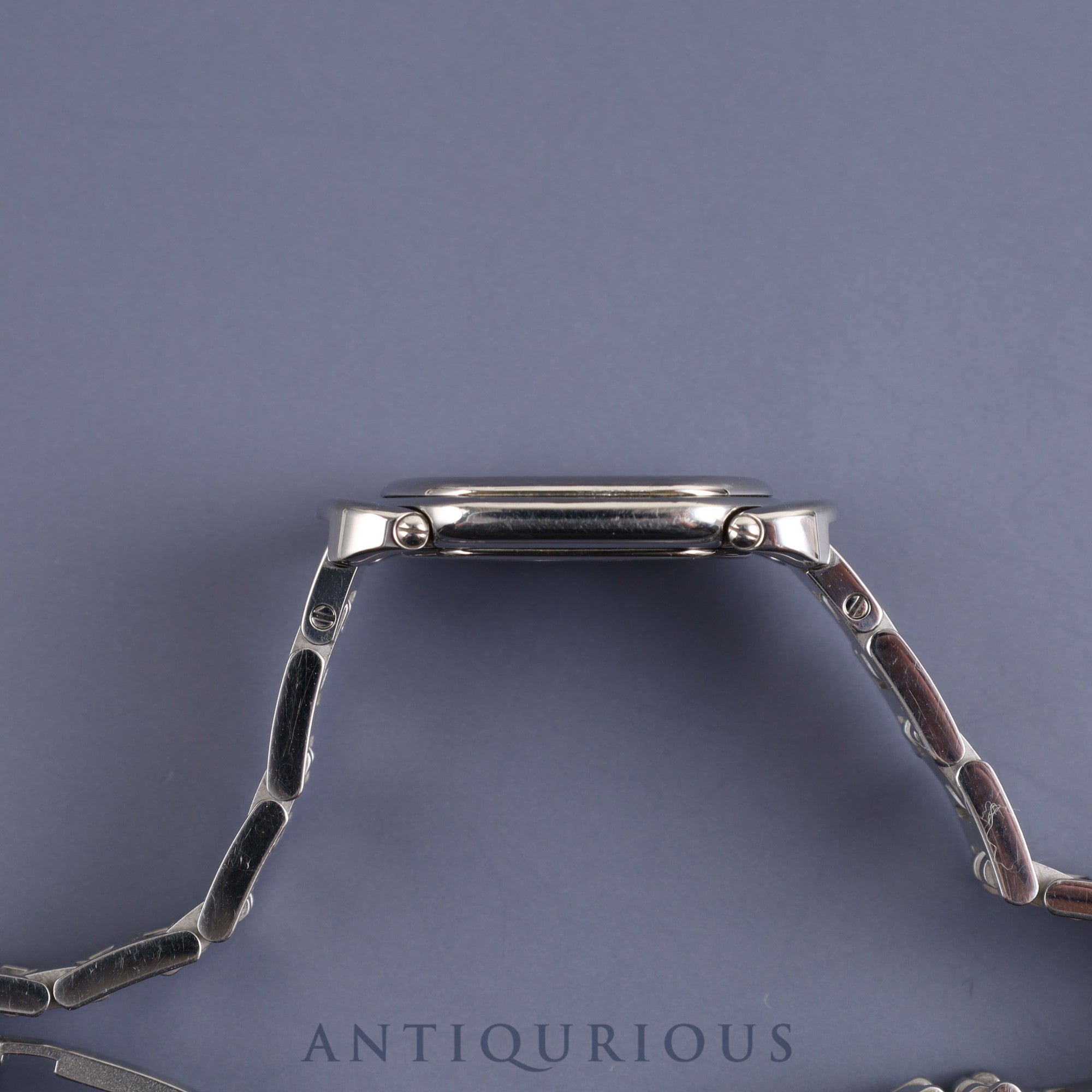 Hermes Rally RA1.210 Quartz Cal.976.001 SS White Dial Warranty (2002) Box Overhauled