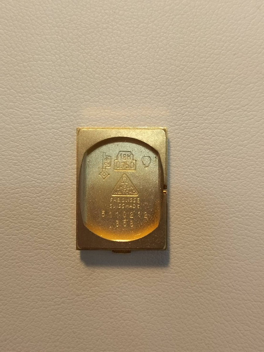 オメガ デ・ヴィル 5110212 手巻き Cal.485 750YG 革 純正尾錠(GP) シャンパン文字盤 オーバーホール済み