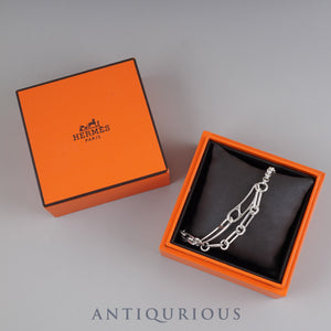 Hermes Chaine d'Ancre Punk LG SV925 Bracelet with Box and Tag, 21 Years Included