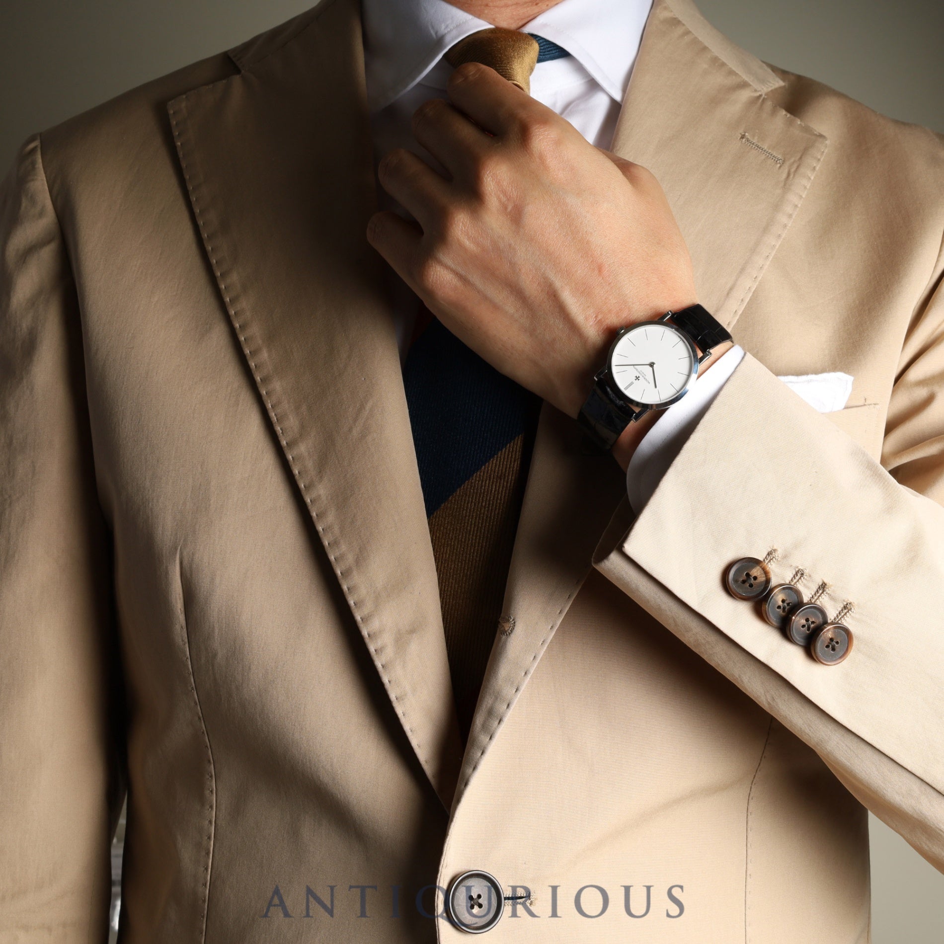 Vacheron Constantin Patrimony 33093/3 Manual winding Cal.1003/2 750 Genuine leather strap Genuine buckle (750) White dial Box Case Overhauled