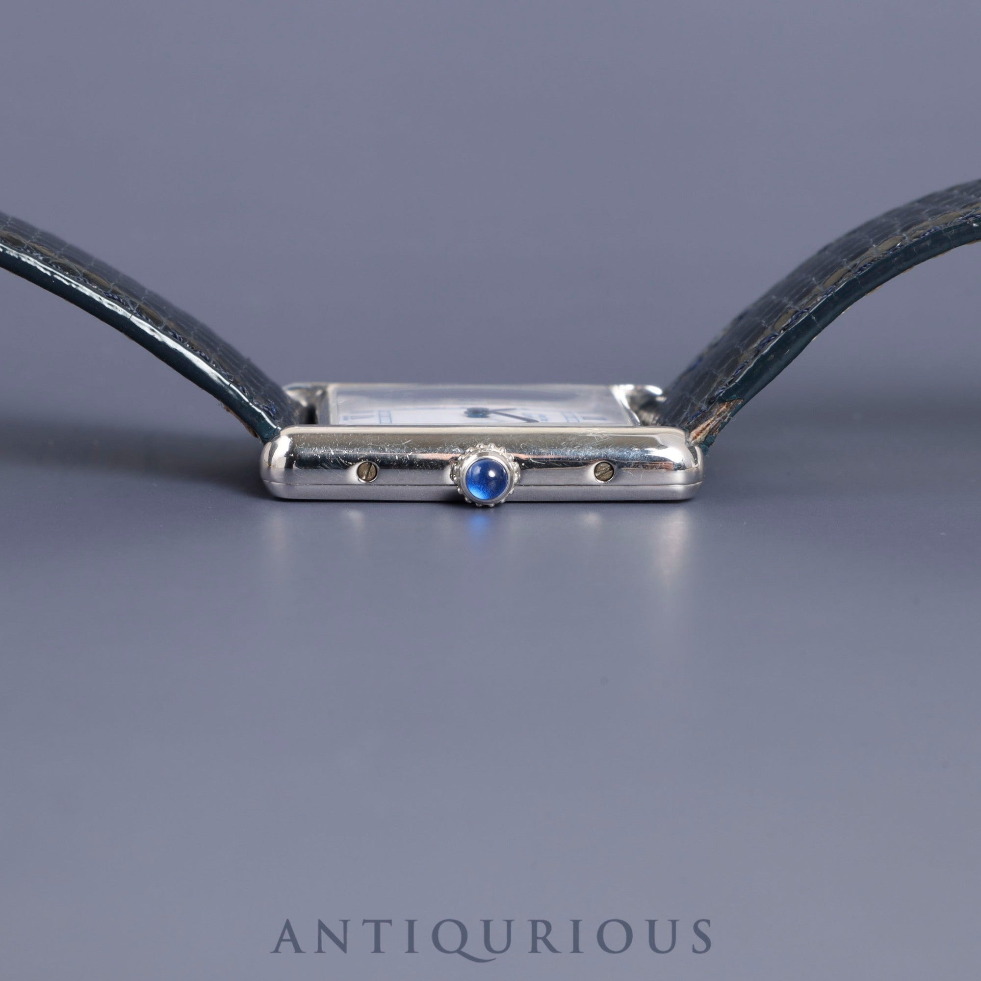 Cartier Must Tank LM 690006 Quartz Cal.690 SV925 Genuine leather strap Genuine buckle (SS) White Roman dial Overhauled and refinished to like new