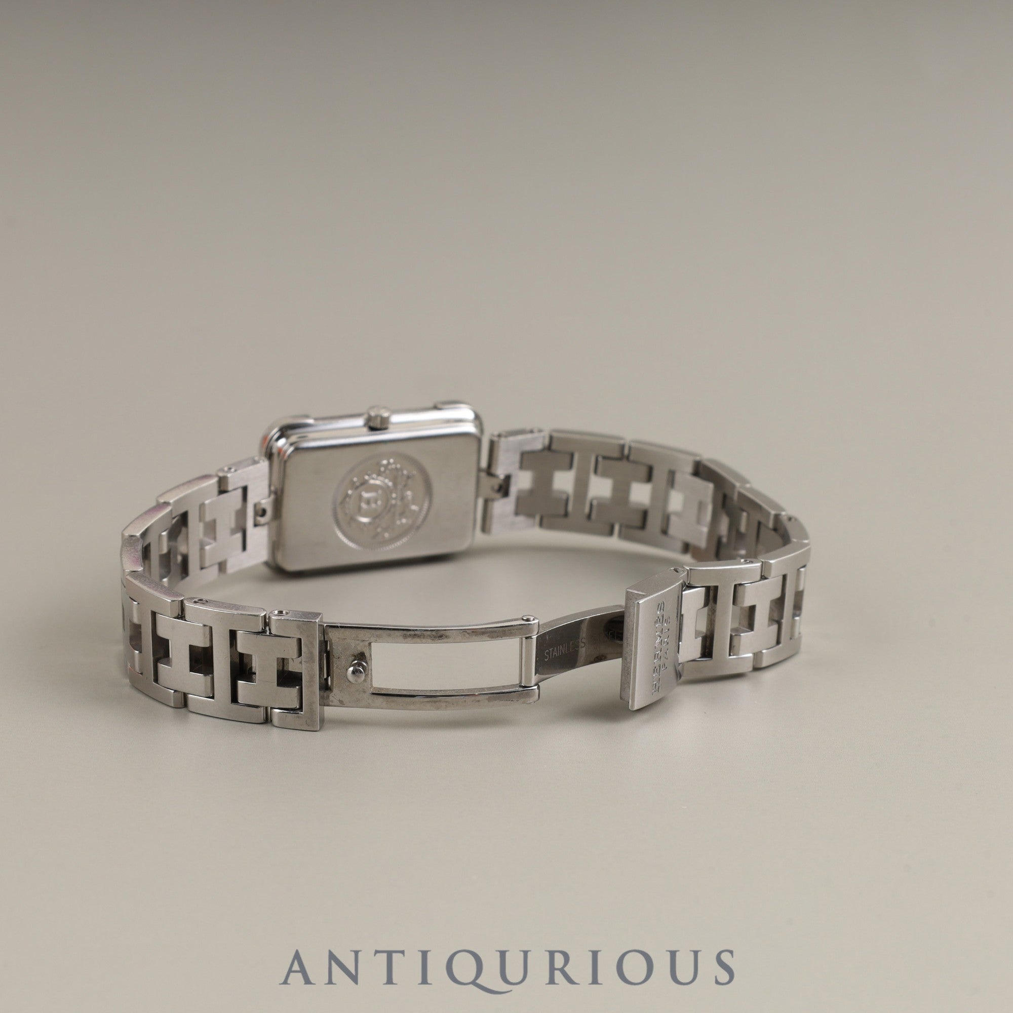 エルメス クロアジュール CR2.210 クォーツ Cal.976.001 SS SS ホワイトシェル文字盤 箱 冊子 保証書 タグ オーバーホール済み