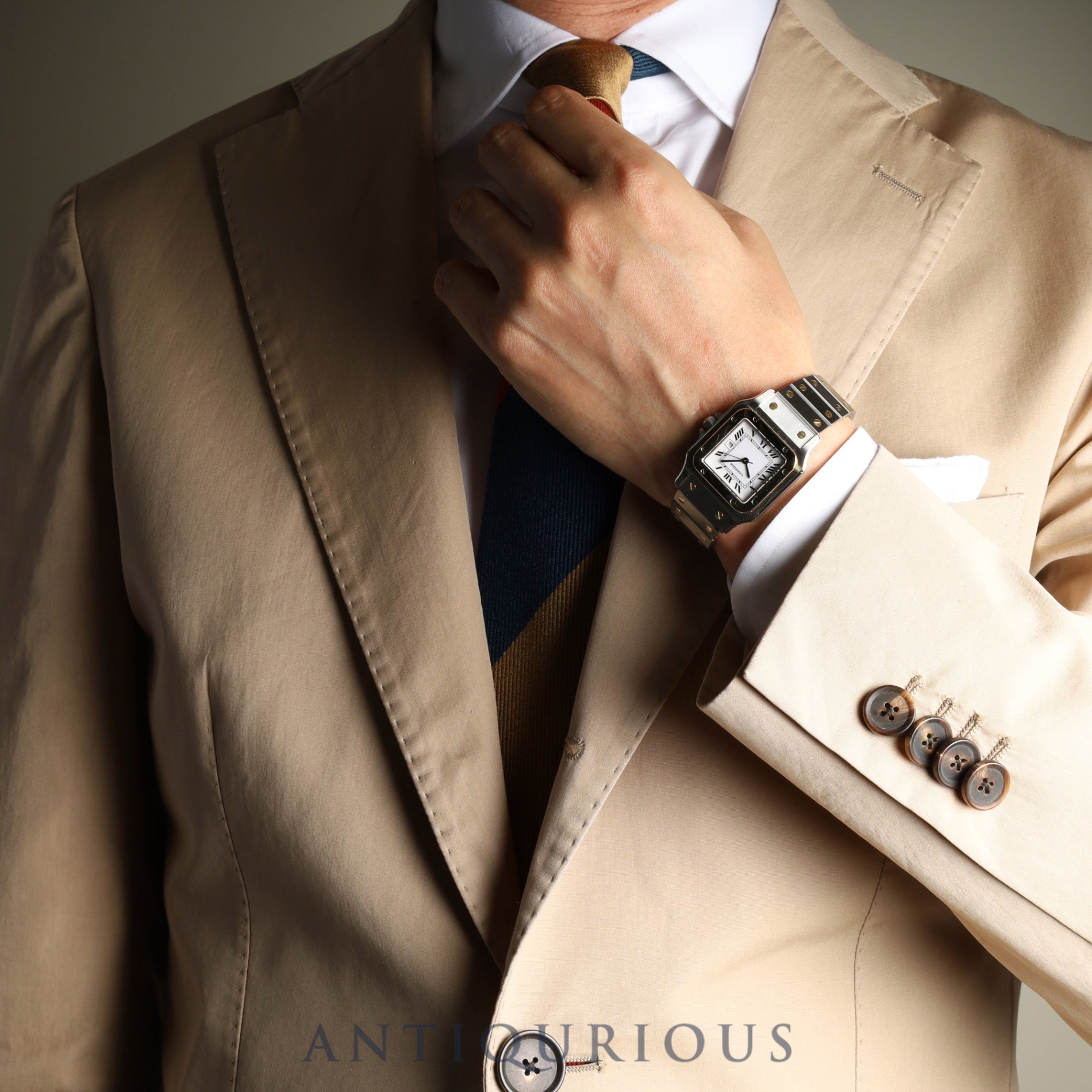 Cartier Santos Galbee LM 2961 Automatic SS/YG SS/YG White Roman dial Complete service (full maintenance) completed at Cartier boutique