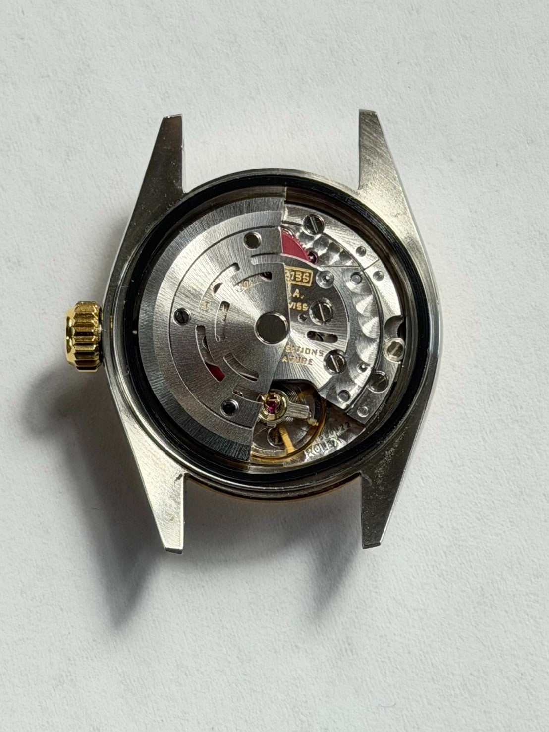 ロレックス デイトジャスト レディ 69173 自動巻き Cal.2135 SS/YG SS/YG シャンパン文字盤(SWISS MADE表記) E番(1990年~1991年)箱 保証書(1990年)タグ オーバーホール済み