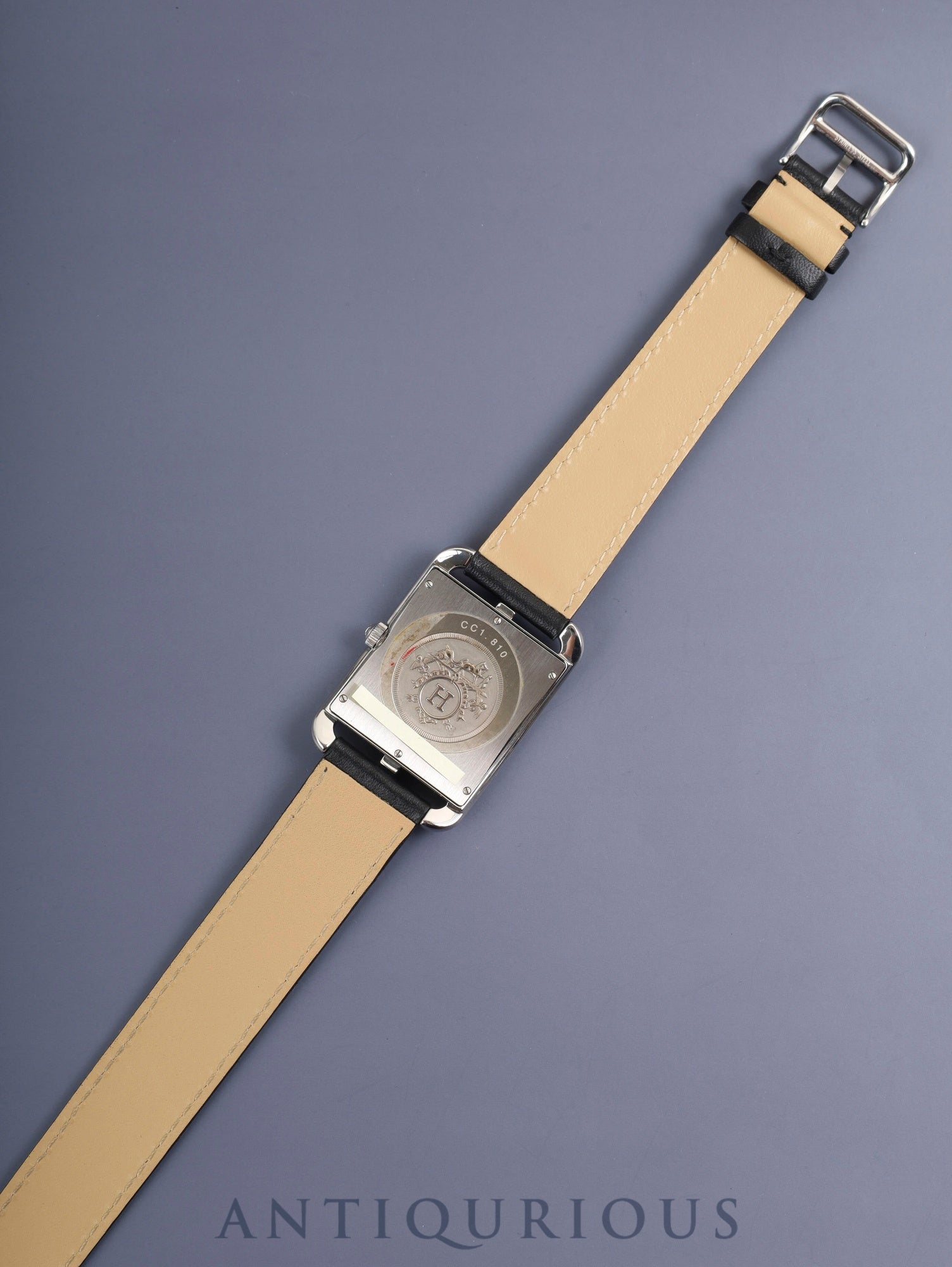 Hermès Cape Cod CC1.810 Quartz Movement, Stainless Steel Leather, Genuine Buckle (Stainless Steel), Gray Arabic Dial, Dust Bag, Overhauled