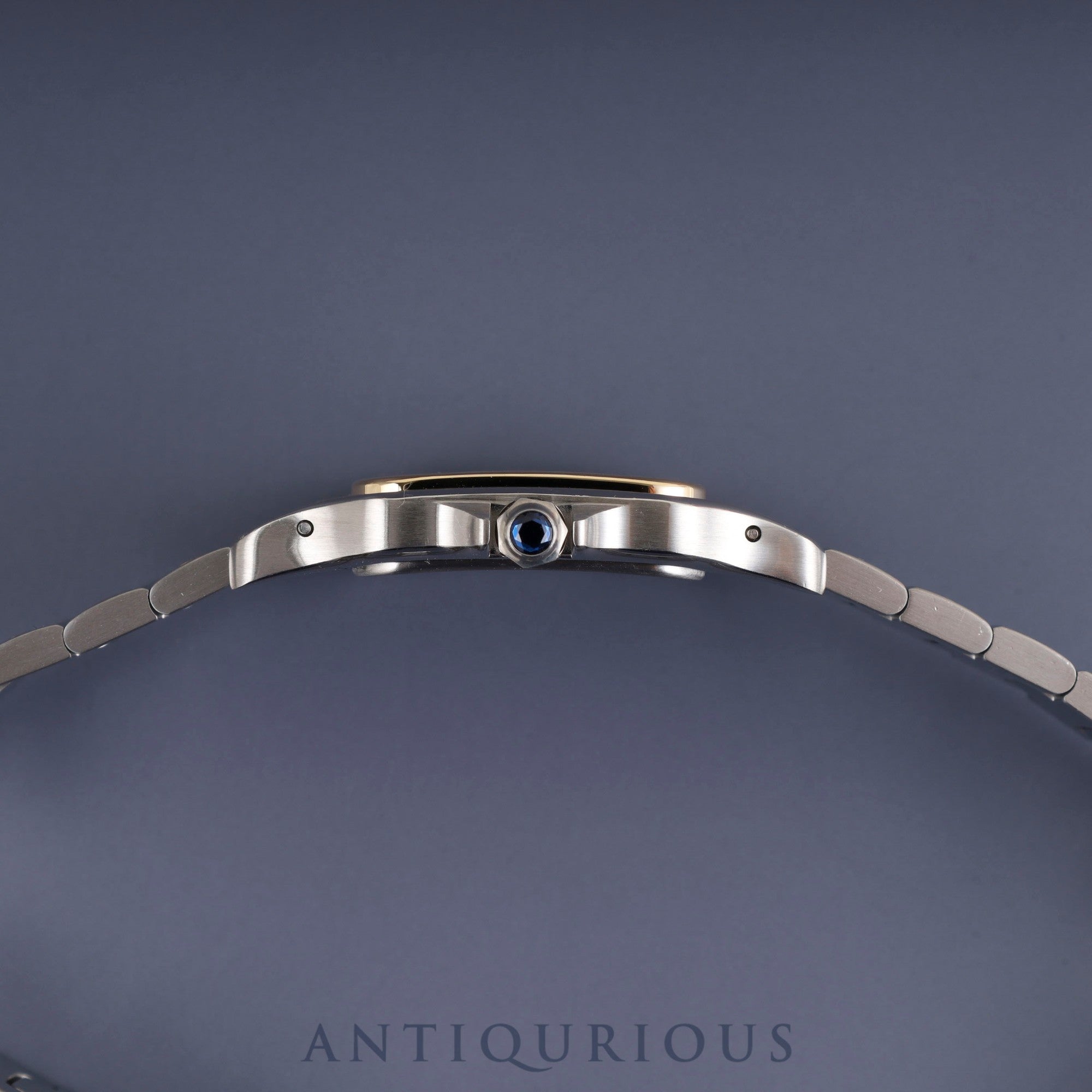 カルティエ サントス ガルベ LM W20011C4 / 1566 クォーツ SS/YG SS/YG ホワイトローマン文字盤 カルティエブティックにてコンプリートサービス済み