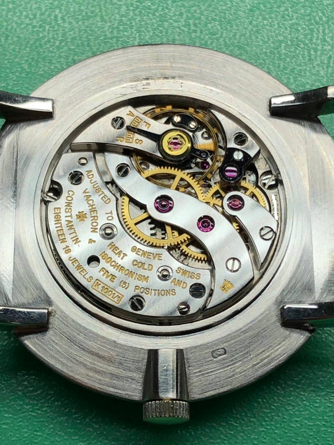 Vacheron Constantin Small Second 6319 Manual Winding Cal.K1001/1 WG Leather Silver Dial