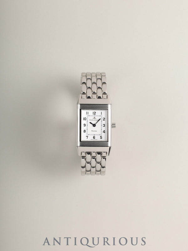 Jaeger-LeCoultre Reverso Lady 260.8.86 Cal.846/1 Manual Winding SS SS Silver Arabic Dial Overhauled