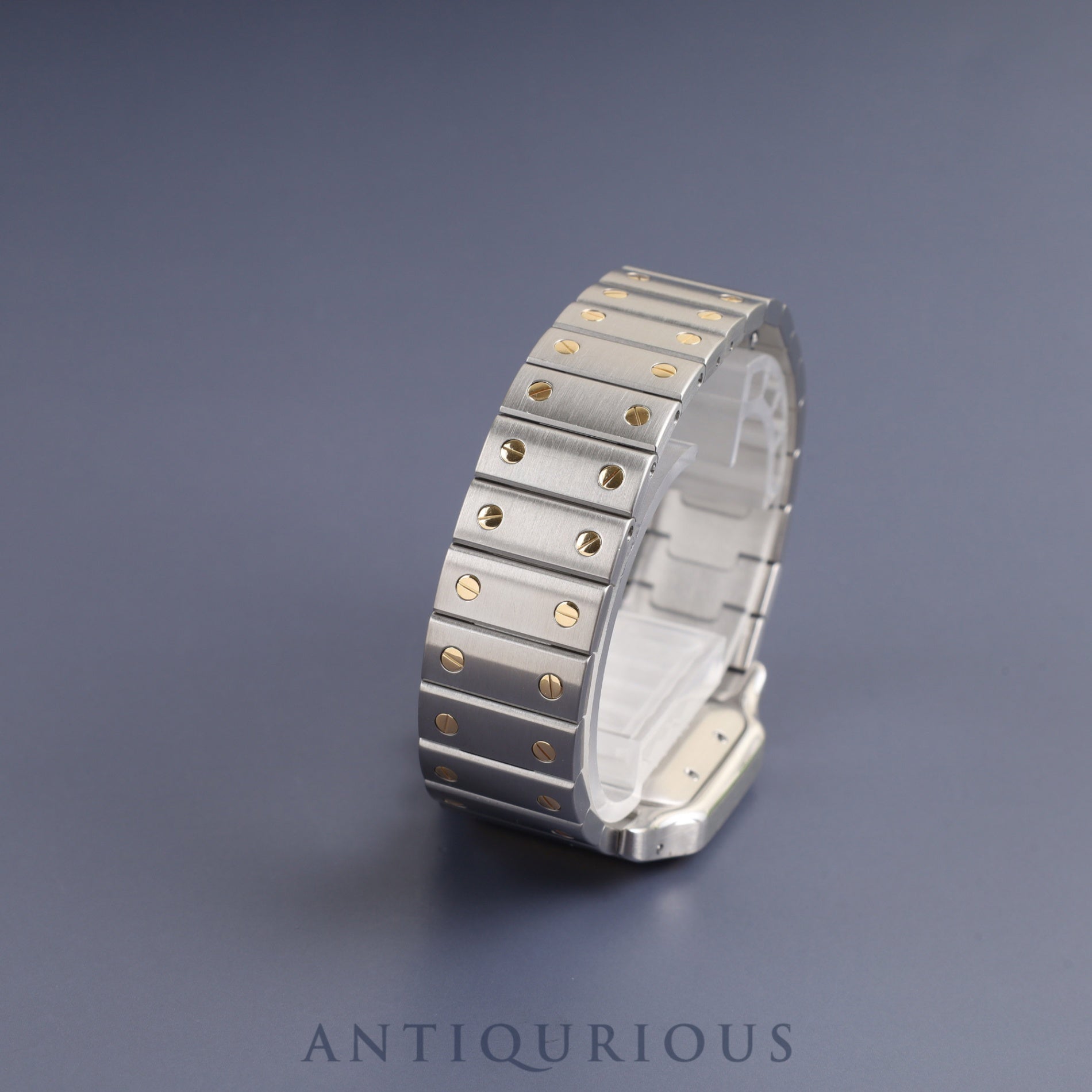 カルティエ サントス ガルベ LM W20058C4 / 2319 自動巻き SS/YG SS/YG シルバーギョーシェ文字盤 カルティエブティックにてコンプリートサービス(フルメンテナンス)済み