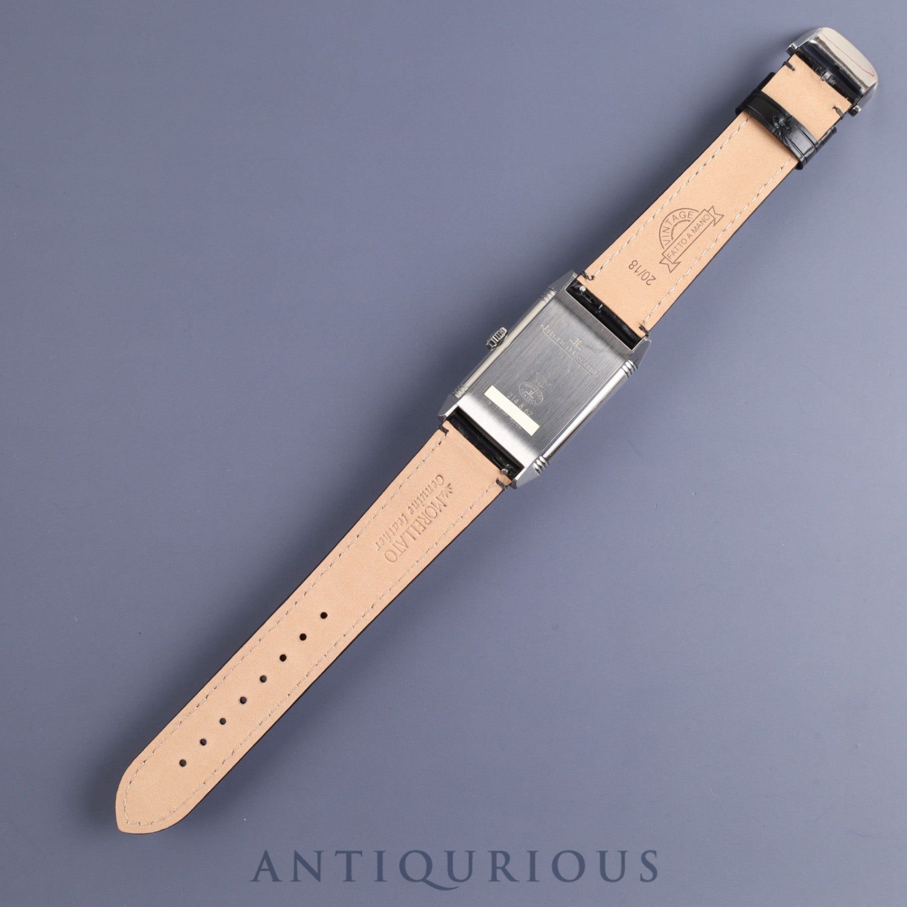 ジャガー・ルクルト レベルソ クラシック ラージ スモールセコンド 214.8.62 手巻き Cal.822/2 SS 革 純正尾錠(SS) アラビア文字盤 オーバーホール済み