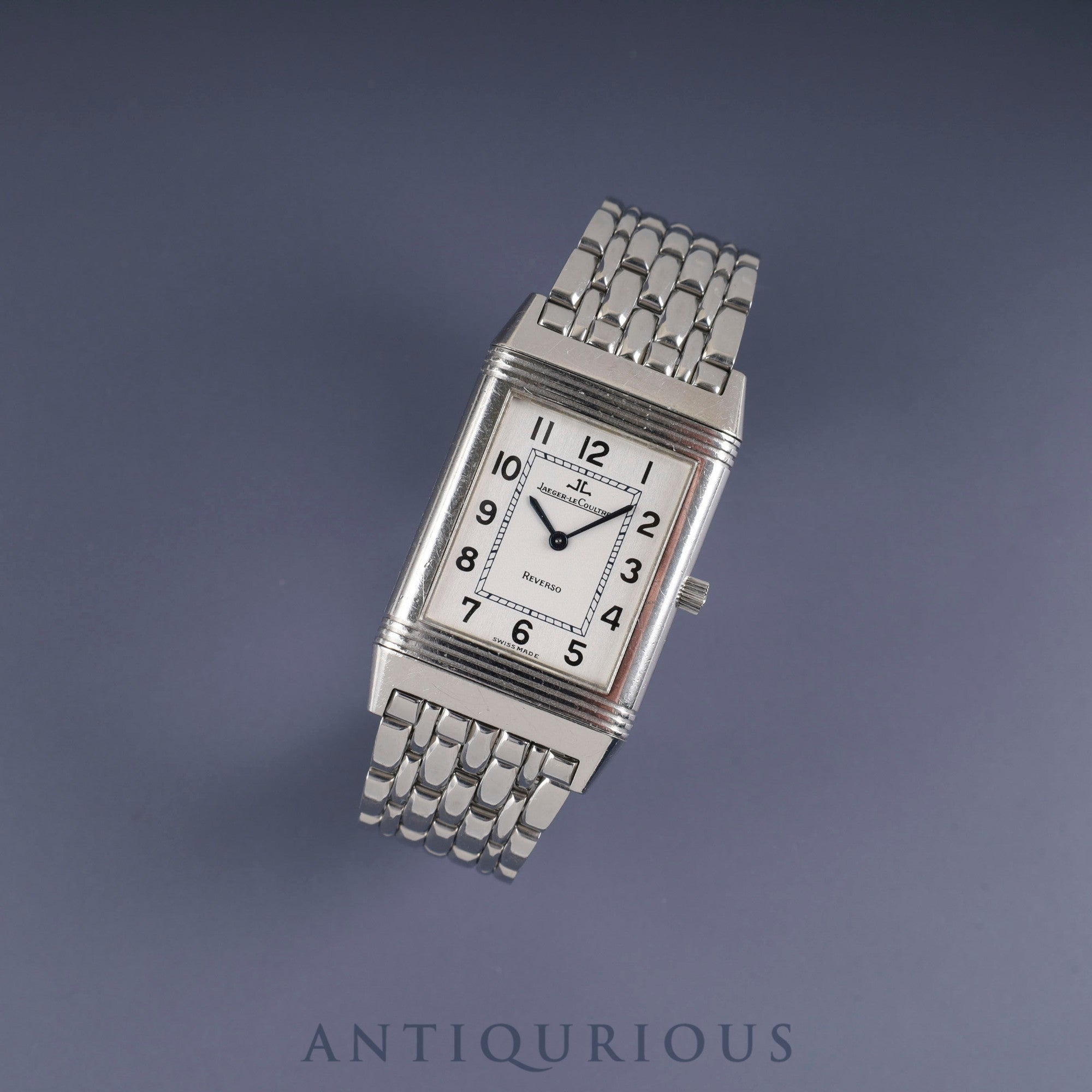 Jaeger-LeCoultre Reverso Classic Q2508120 / 250.8.86 Manual winding Cal.846/1 SS SS Silver dial Box Case Booklet Warranty (1997) Overhauled