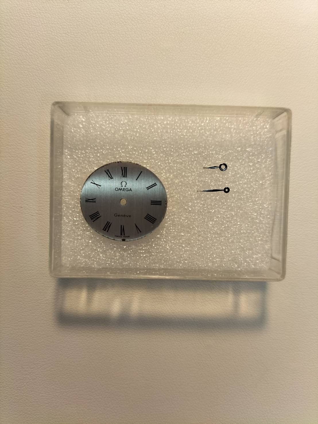 オメガ ジュネーブ 手巻き Cal.625 SS 革 純正尾錠(SS)シルバーローマン文字盤 純正替えベルト オーバーホール済み