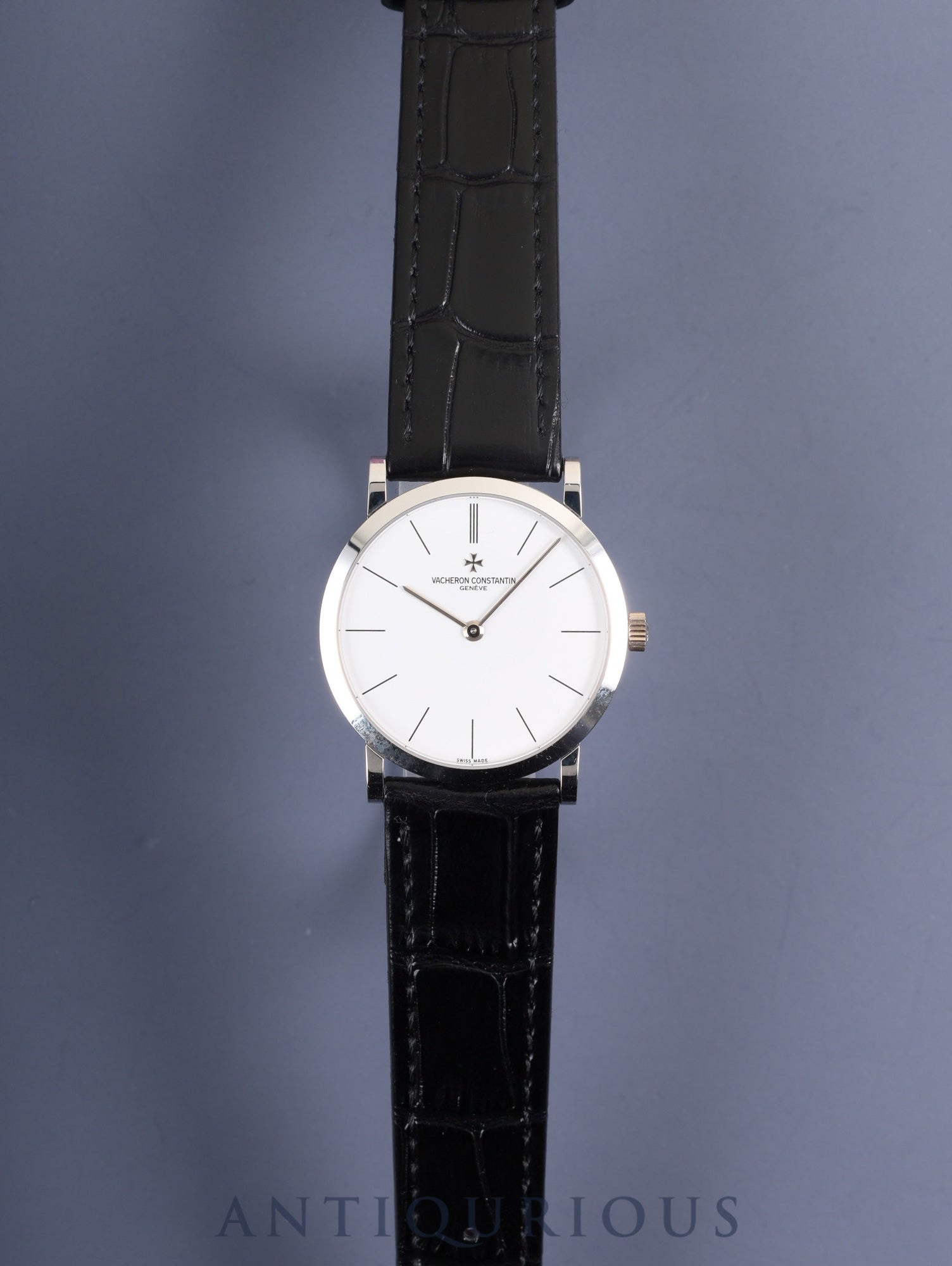 Vacheron Constantin Patrimony 33093/3 Manual Winding Cal.1003/2 750 Leather Genuine Buckle (750) White Dial Box Case Overhauled