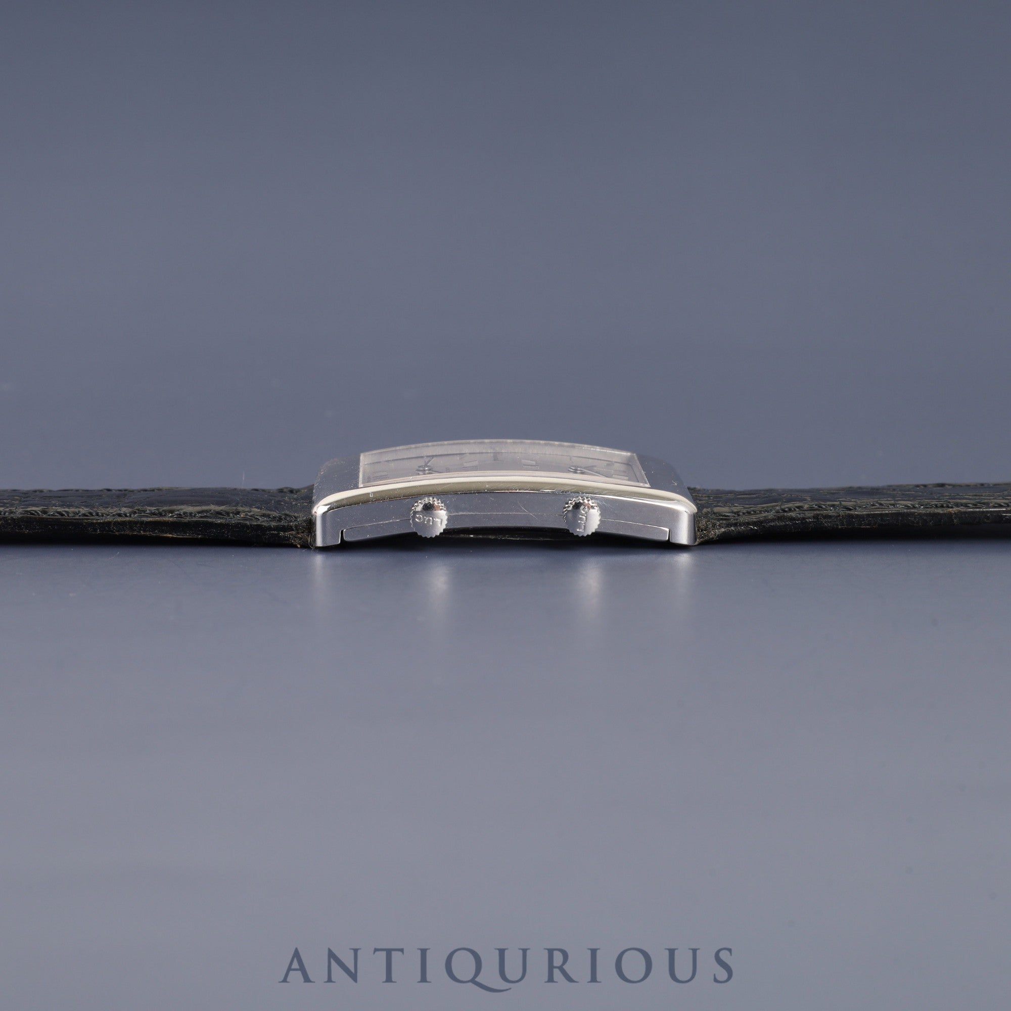 Chopard Dual Time 2240 Quartz Caliber - 18K Genuine Leather Strap Genuine Stainless Steel Buckle Silver Dial Overhauled