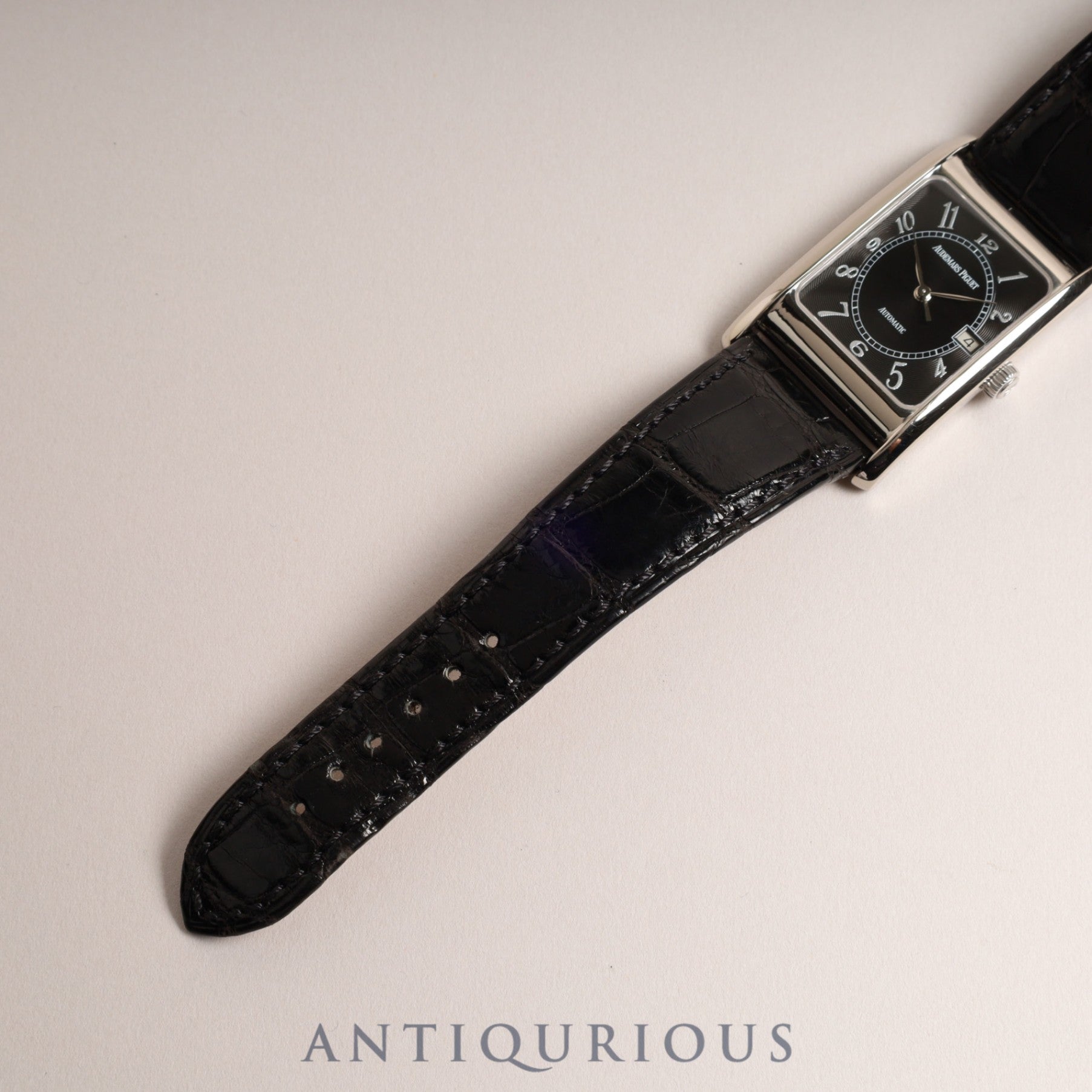 Audemars Piguet Edward Piguet 15015BC.OO.D001CR.01 Automatic Cal.2140 750 Leather Black Arabic Dial 1994-2000