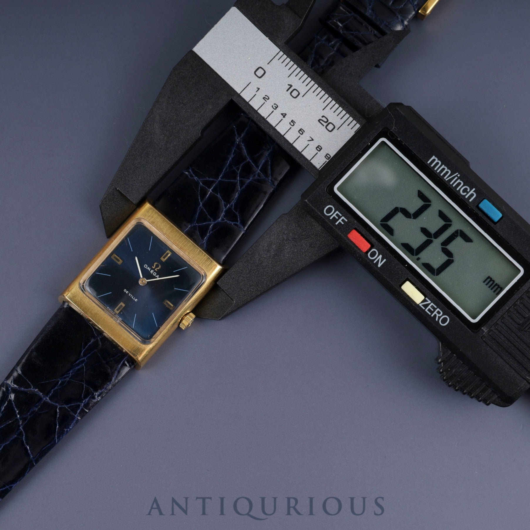 Omega De Ville 511324 Manual winding GP Leather Genuine buckle (GP) Blue dial (minor scratches on glass) Overhauled