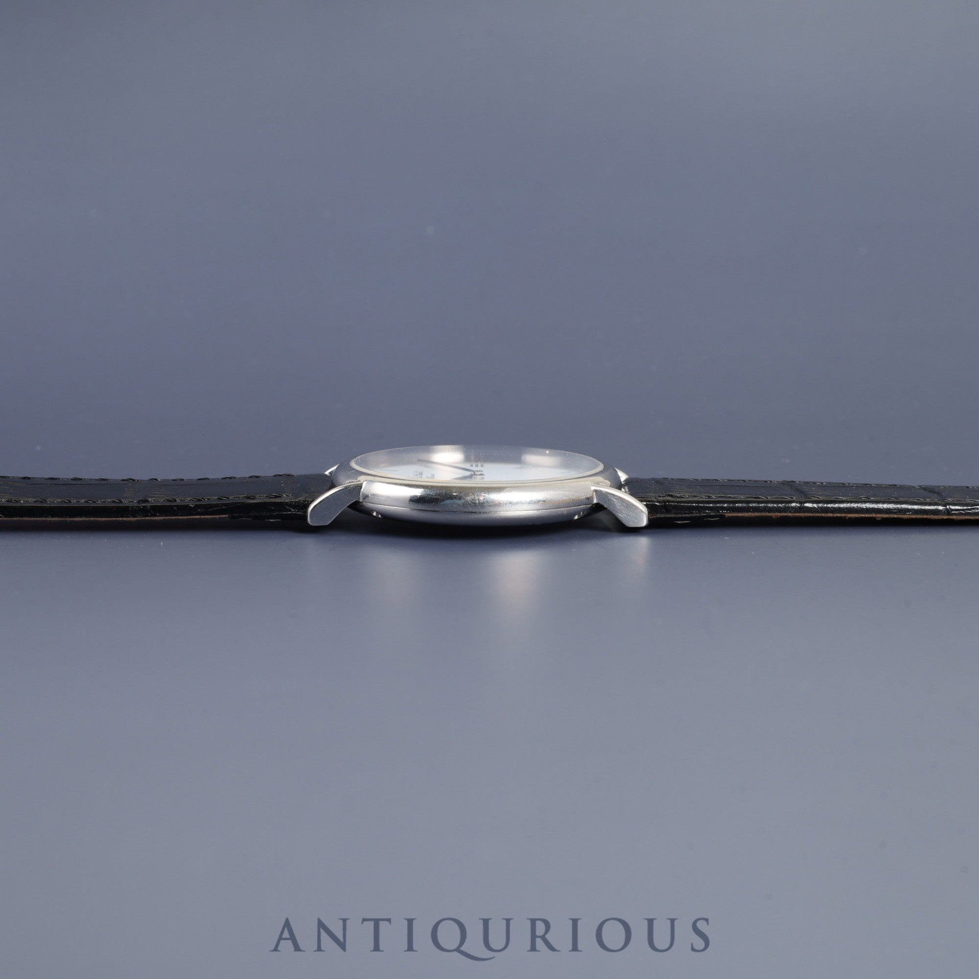 IWC Portofino 3331 Quartz Caliber 2210.5 Stainless Steel Leather Strap with Genuine Stainless Steel Buckle, White Dial, Overhauled