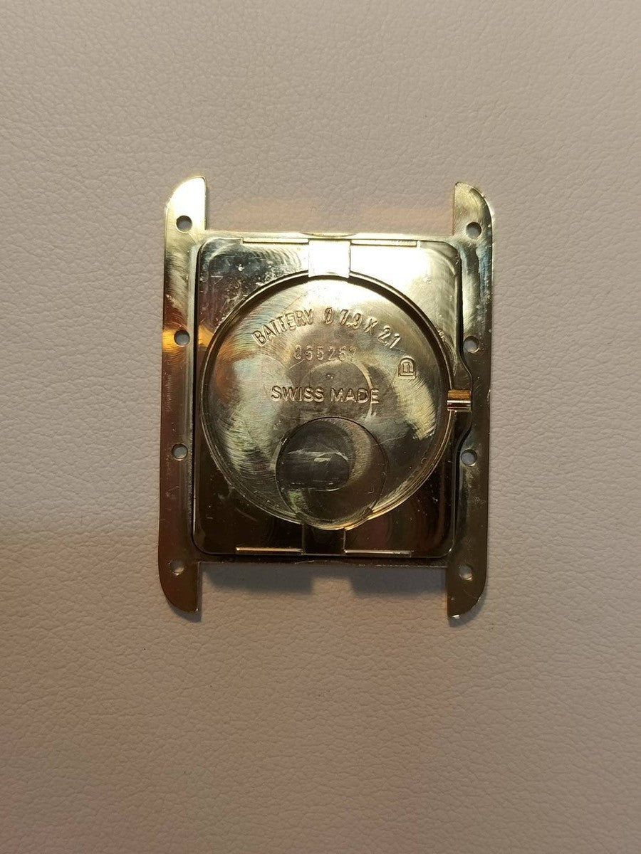 カルティエ マストタンク GM(XL) W1017454/2413 クォーツ Cal.687 SV925 革 純正Dバックル(GP)アイボリーローマン文字盤 オーバーホール済み