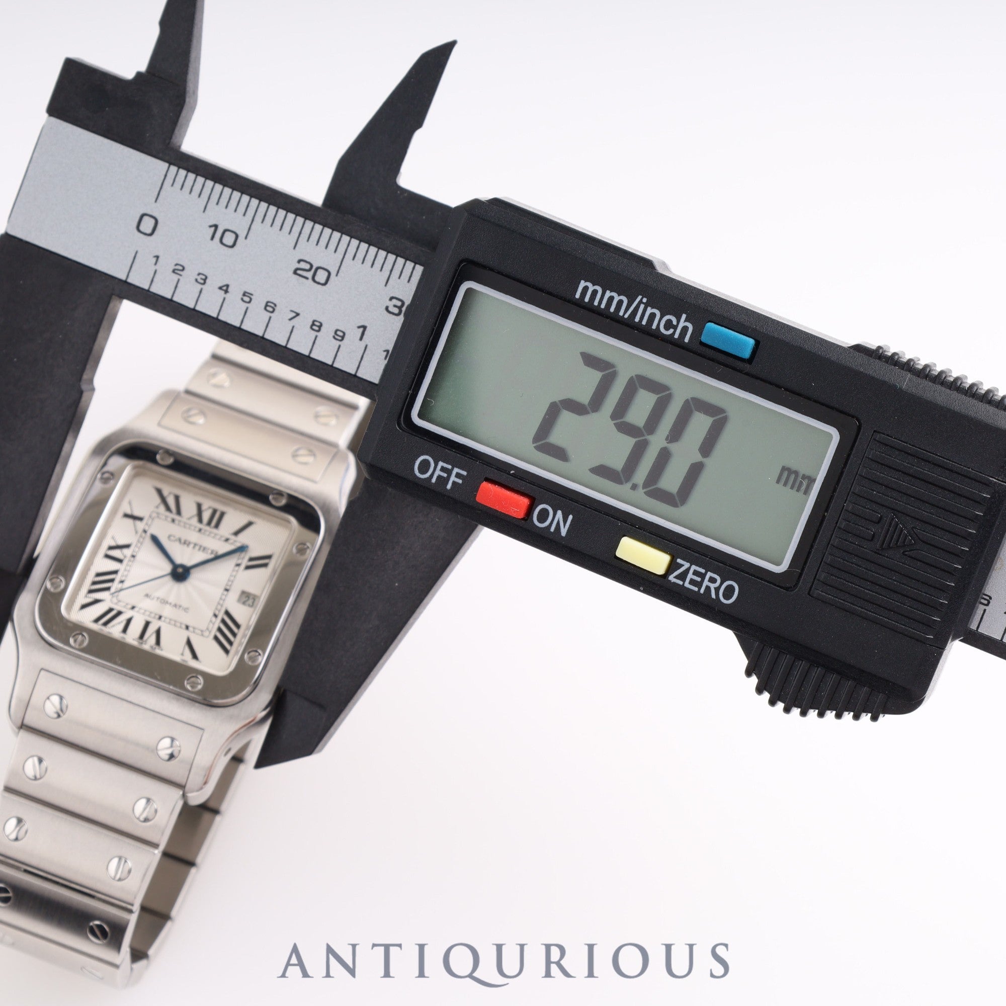 Cartier Santos Galbee LM W20055D6 2319 Automatic, Guilloche dial, box, instructions