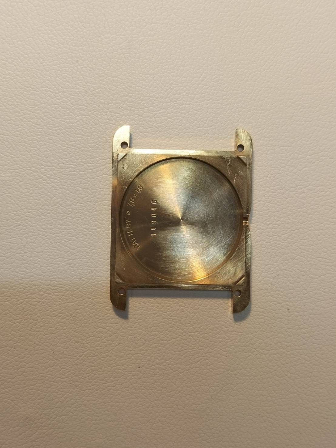 カルティエ マストタンク LM 590005 クォーツ Cal.90 SV925 革 純正Dバックル(GP) トリニティ文字盤 オーバーホール済み