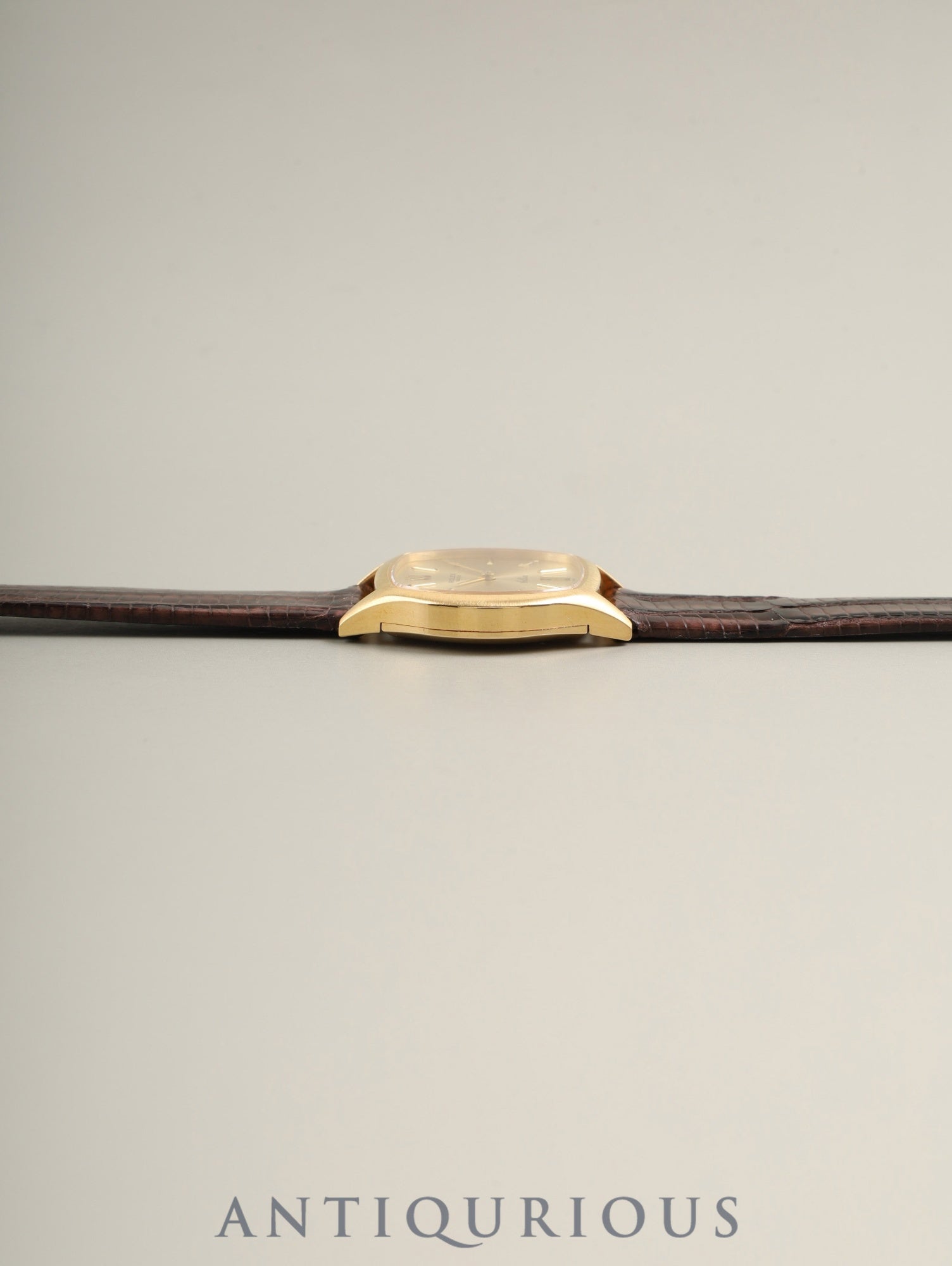 Rolex Cellini 3801 Manual Winding Cal.1600 750YG Leather Original Pin Buckle (GP) Gold Dial 42-serial (1974) Warranty (1978) Booklet Overhauled