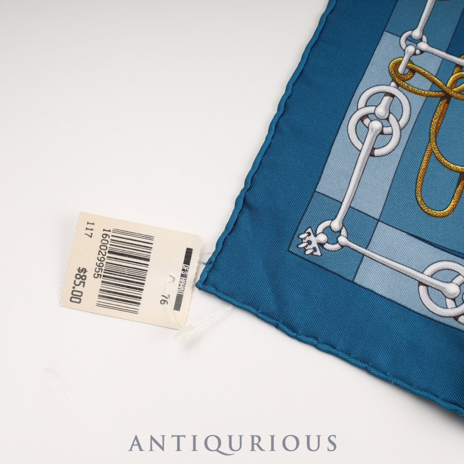 エルメス スカーフ カレ45 CLIQUETIS SILK100% 袋