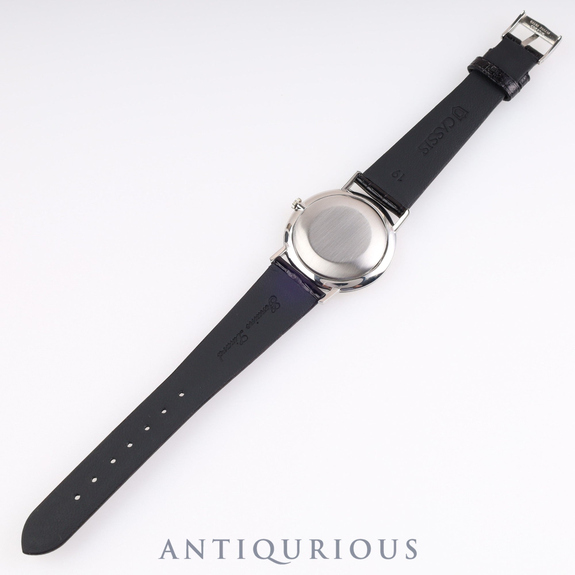 Vacheron Constantin Round 6563 Manual Winding Cal.K1002/2 SS Leather Silver Dial 35.0mm