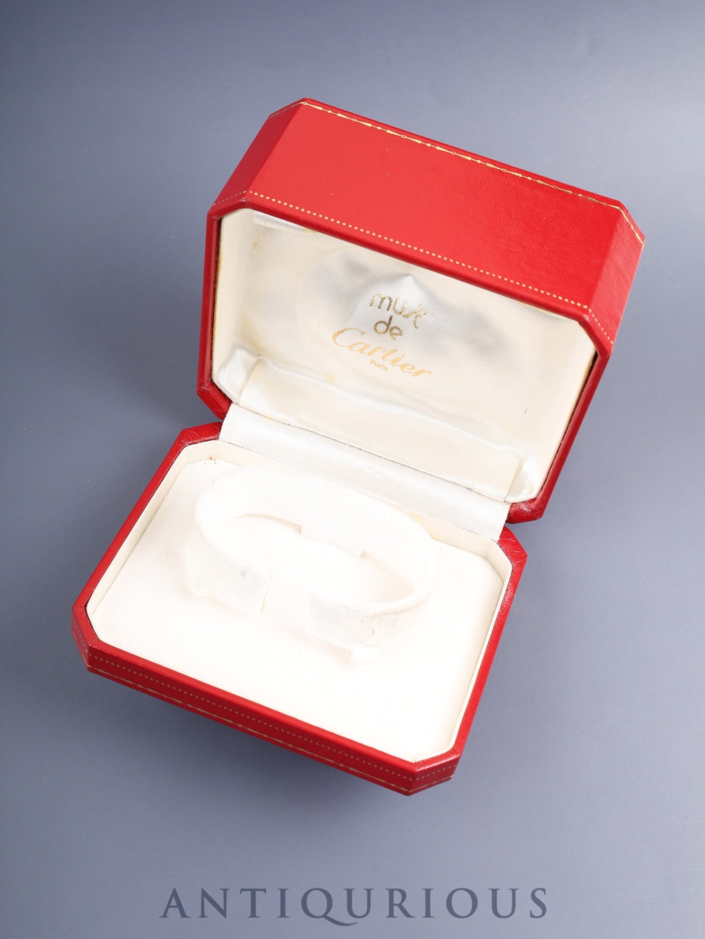 カルティエ マスト ヴァンドーム VLC LM W1009754 / 1861 クォーツ Cal.90 SV925 革 純正Dバックル(GP)飛びアラビア文字盤 箱 オーバーホール済み